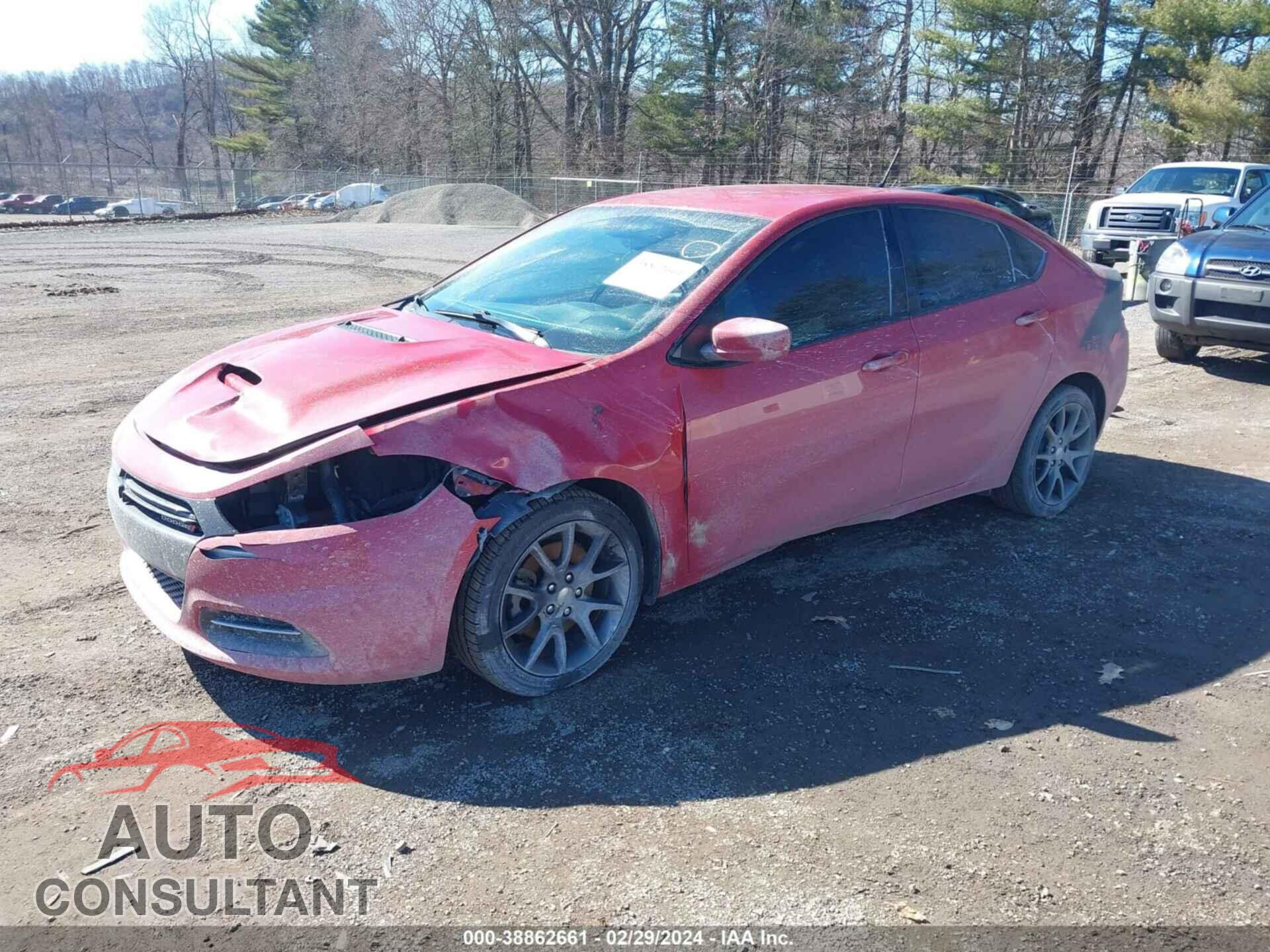 DODGE DART 2016 - 1C3CDFFH7GD803316
