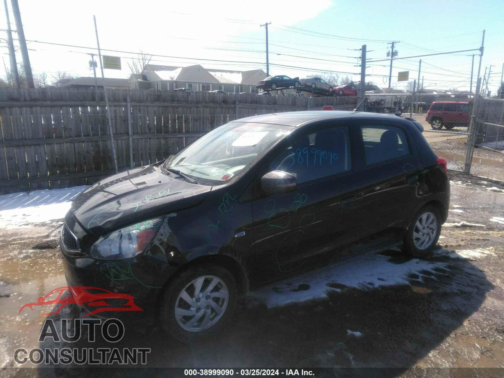 MITSUBISHI MIRAGE 2017 - ML32A4HJ0HH015222