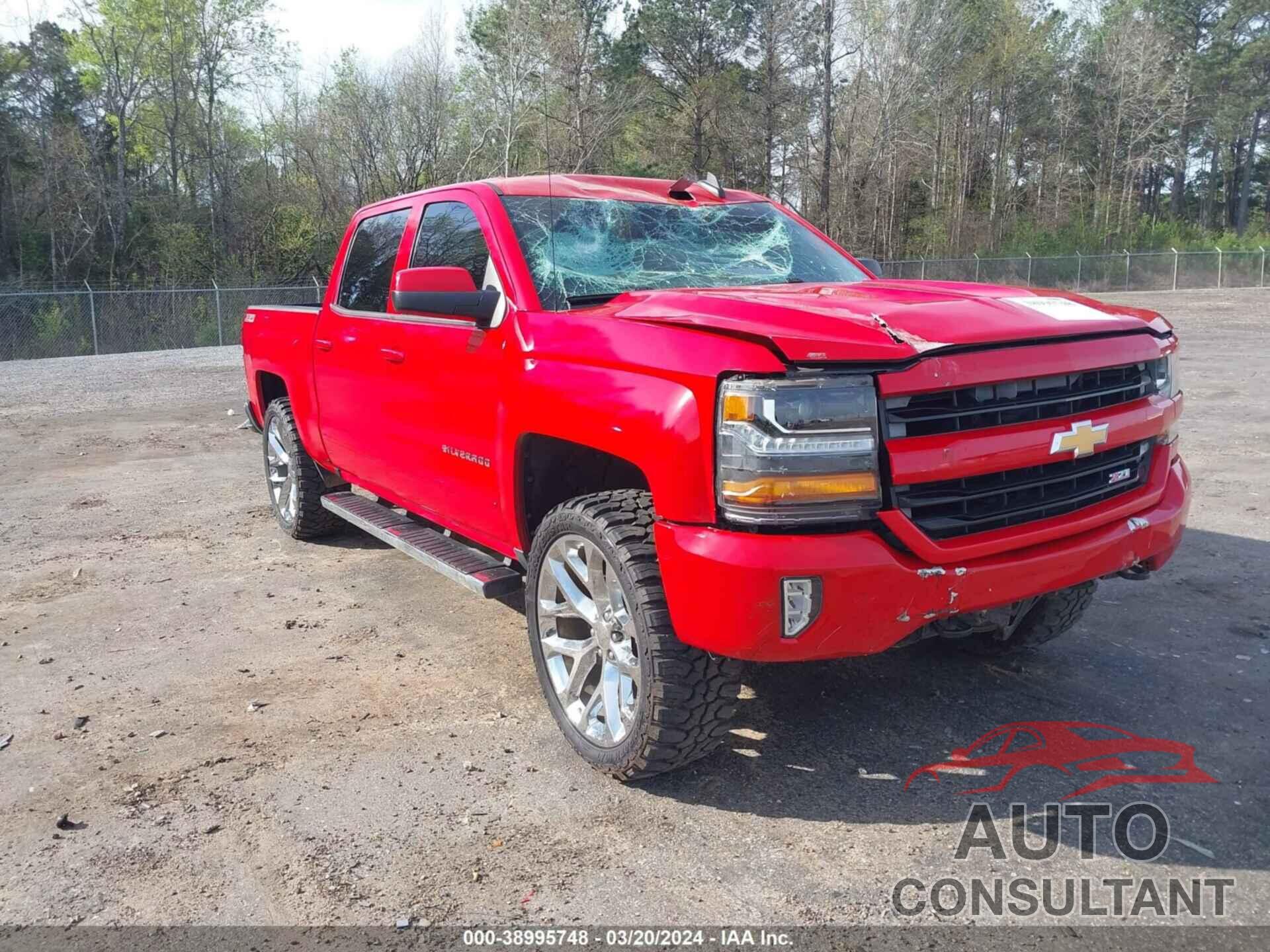 CHEVROLET SILVERADO 1500 2017 - 3GCUKREC1HG219799