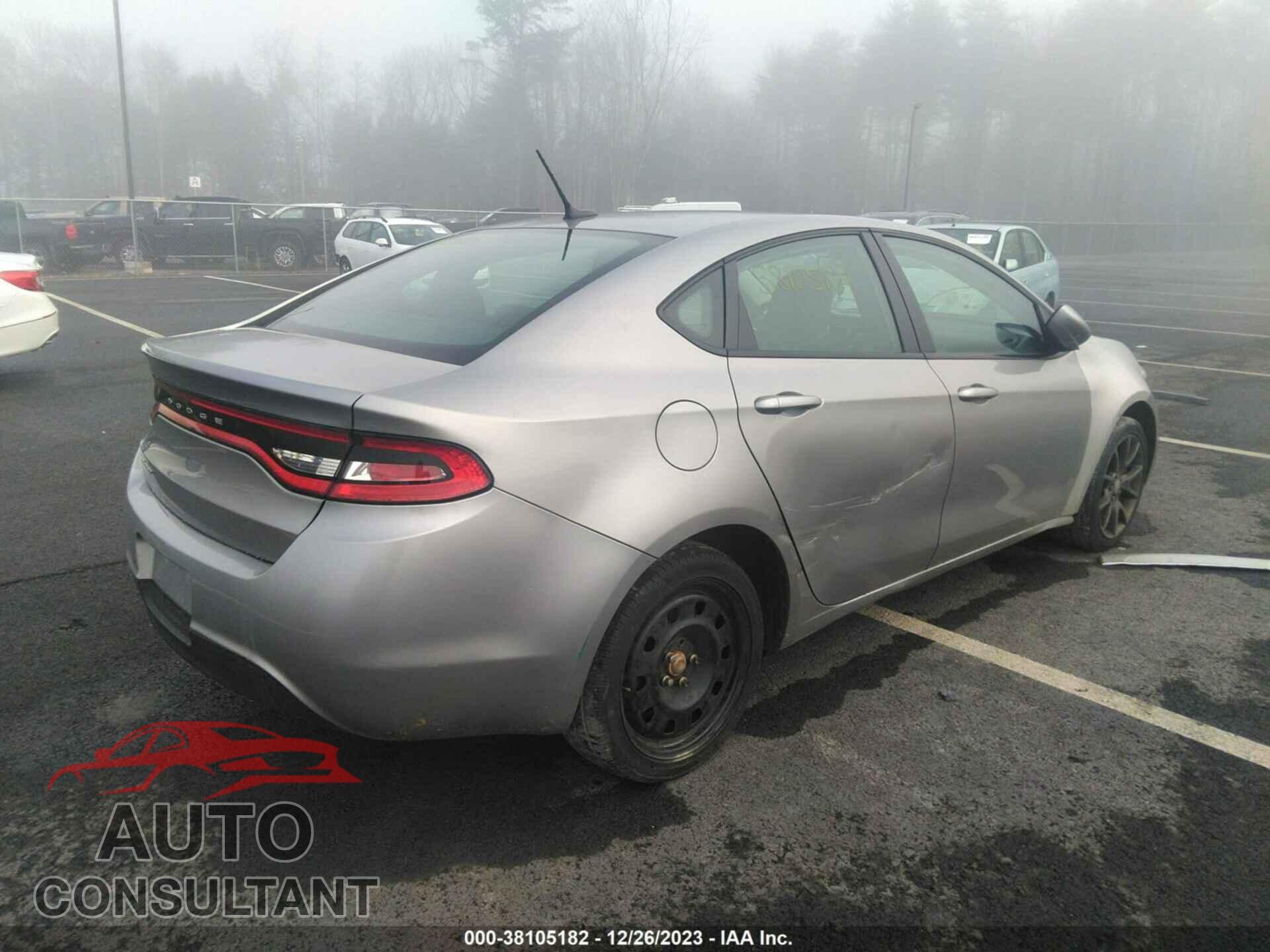 DODGE DART 2015 - 1C3CDFAA4FD391882