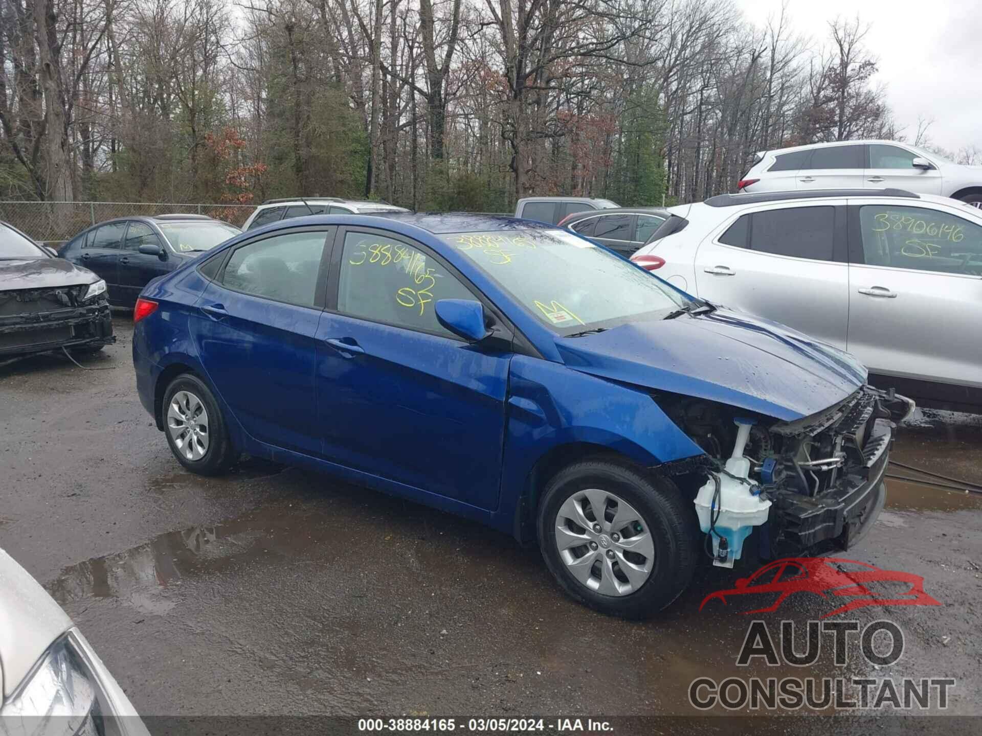 HYUNDAI ACCENT 2016 - KMHCT4AEXGU107335