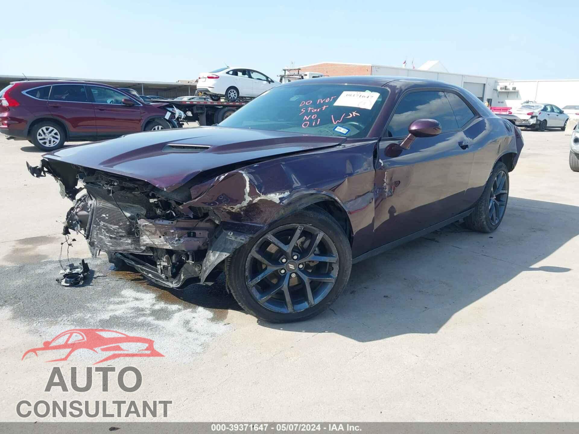 DODGE CHALLENGER 2021 - 2C3CDZAG3MH637584