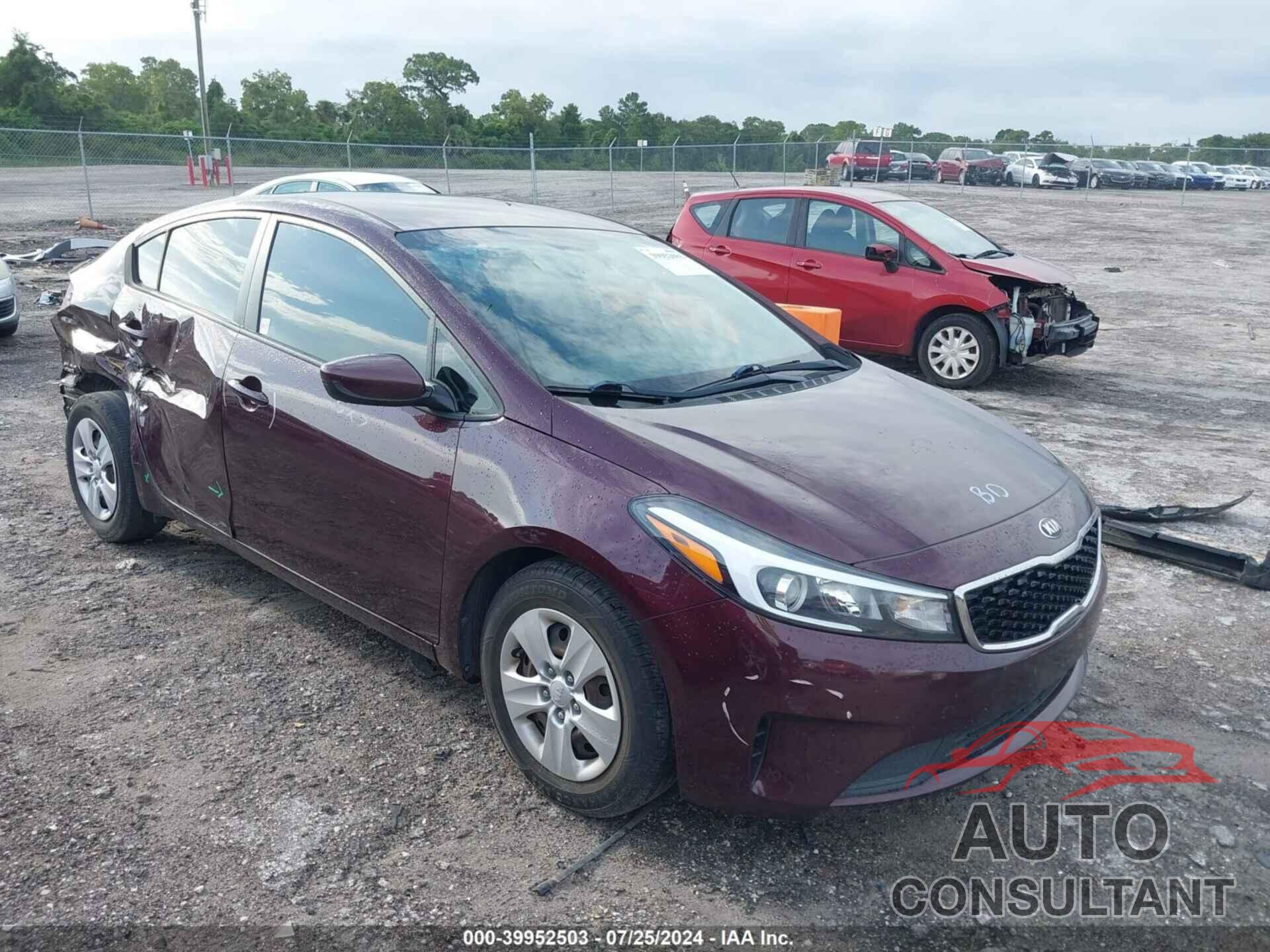KIA FORTE 2018 - 3KPFK4A75JE258515