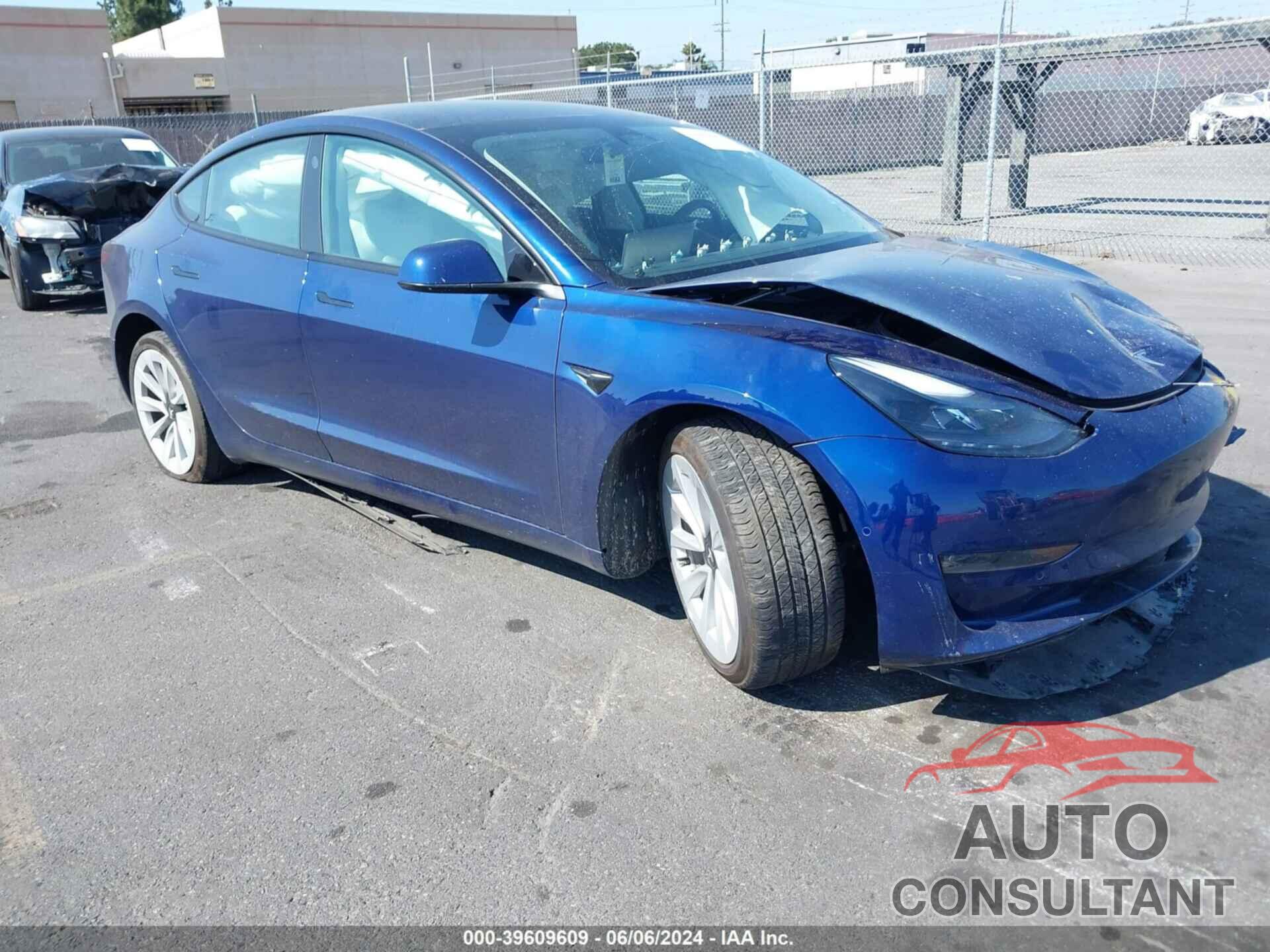 TESLA MODEL 3 2022 - 5YJ3E1EB5NF365944