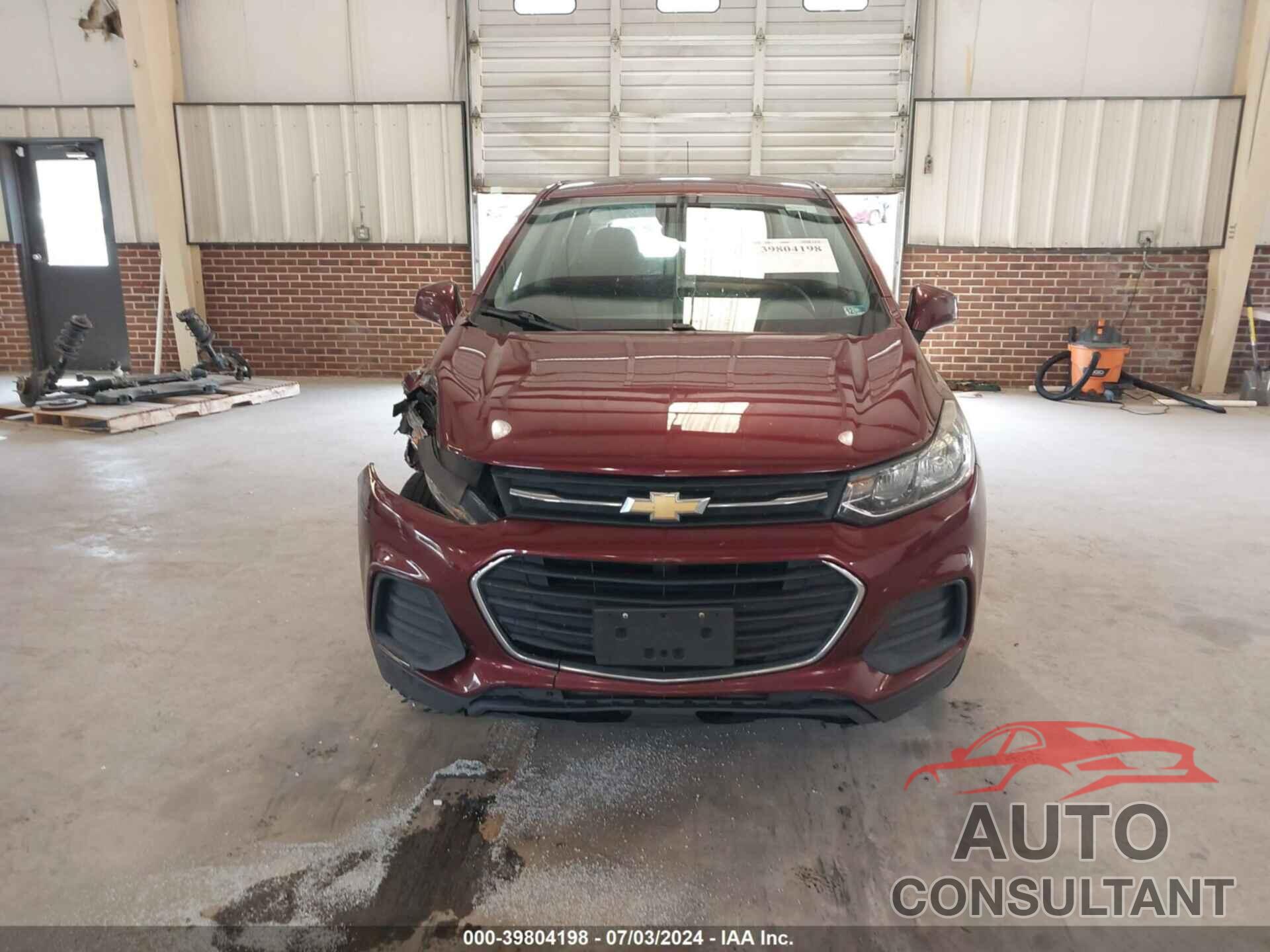 CHEVROLET TRAX 2017 - 3GNCJKSB6HL265208