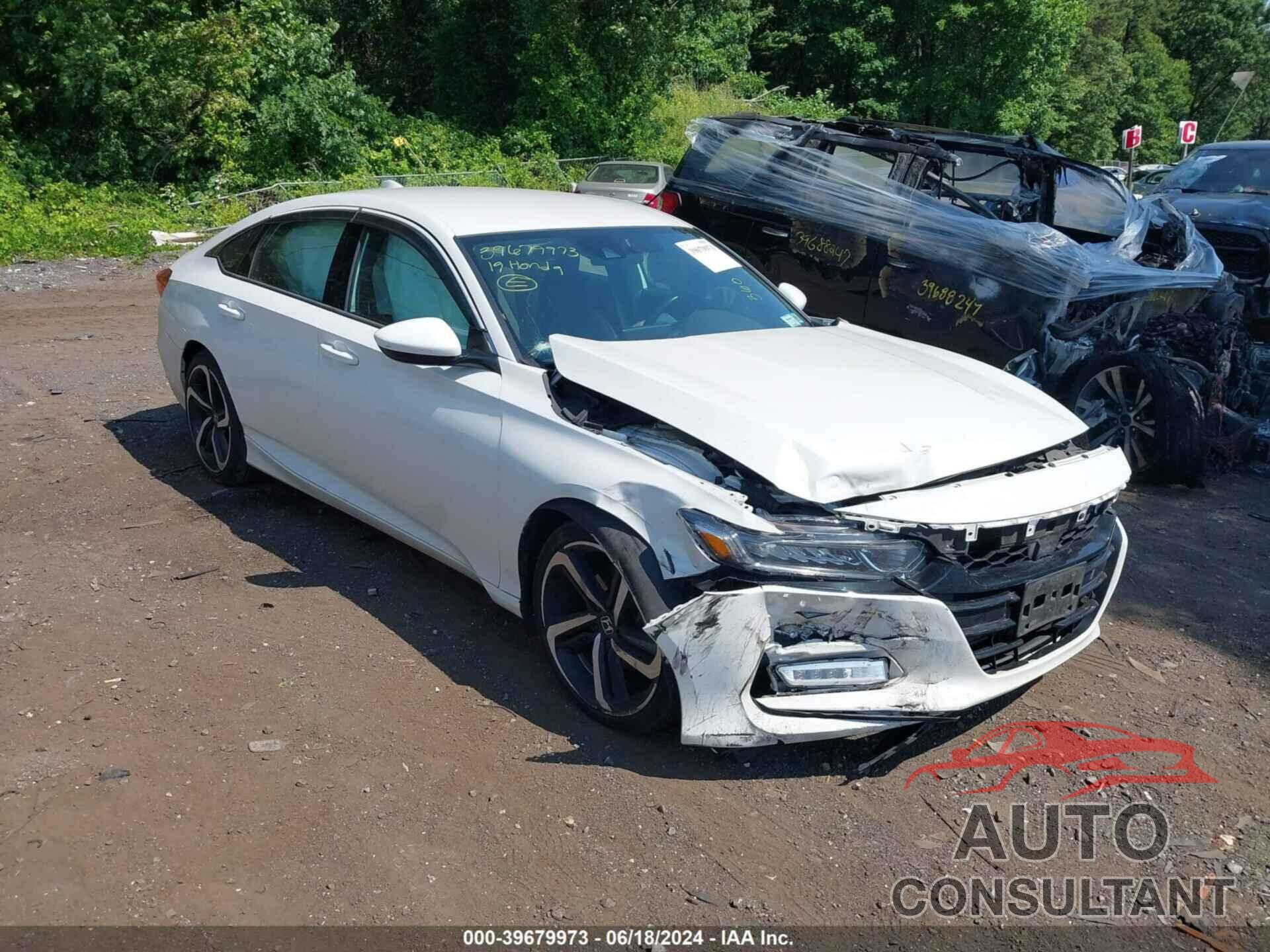HONDA ACCORD 2019 - 1HGCV1F31KA107417