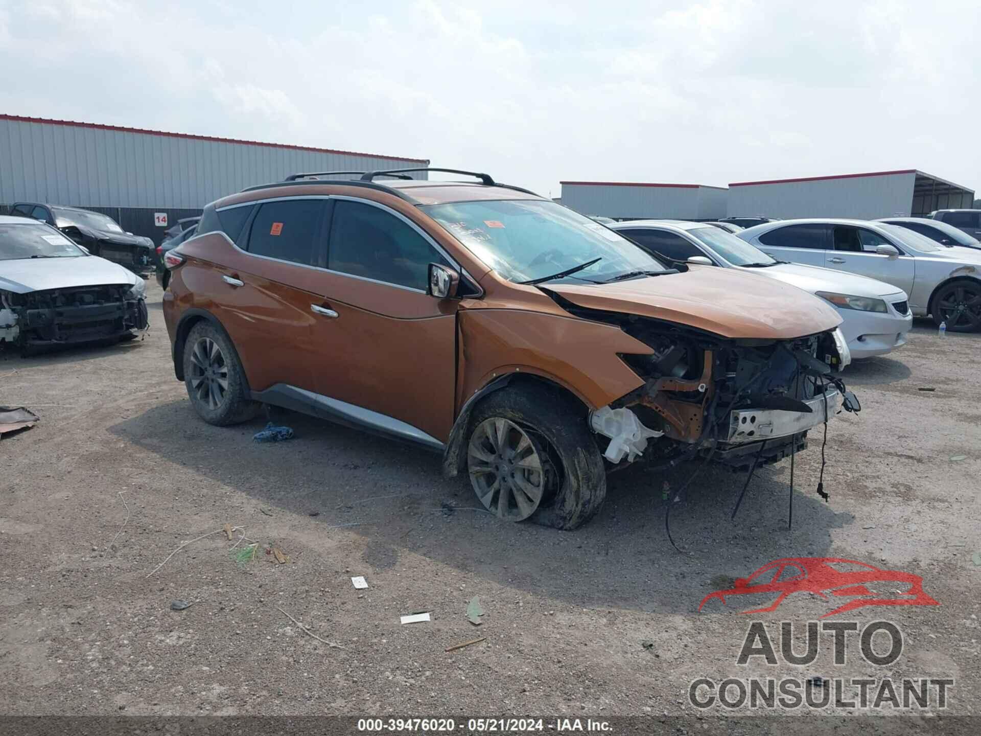 NISSAN MURANO 2017 - 5N1AZ2MG0HN142520