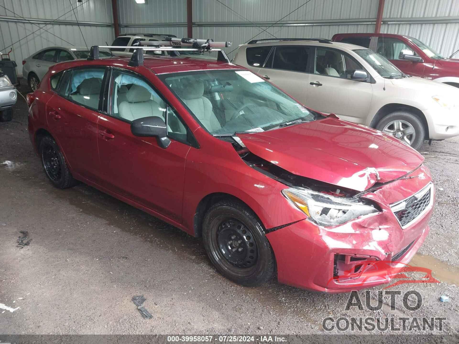 SUBARU IMPREZA 2019 - 4S3GTAA67K1710458