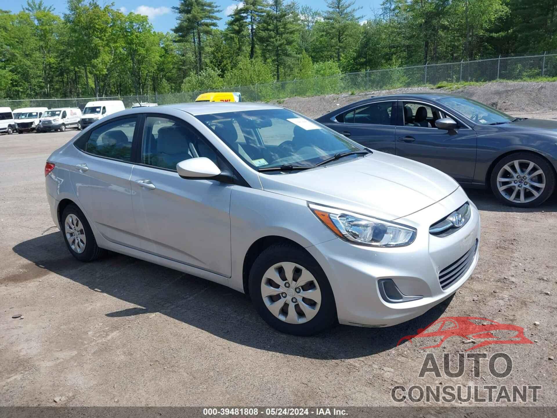 HYUNDAI ACCENT 2016 - KMHCT4AEXGU006117