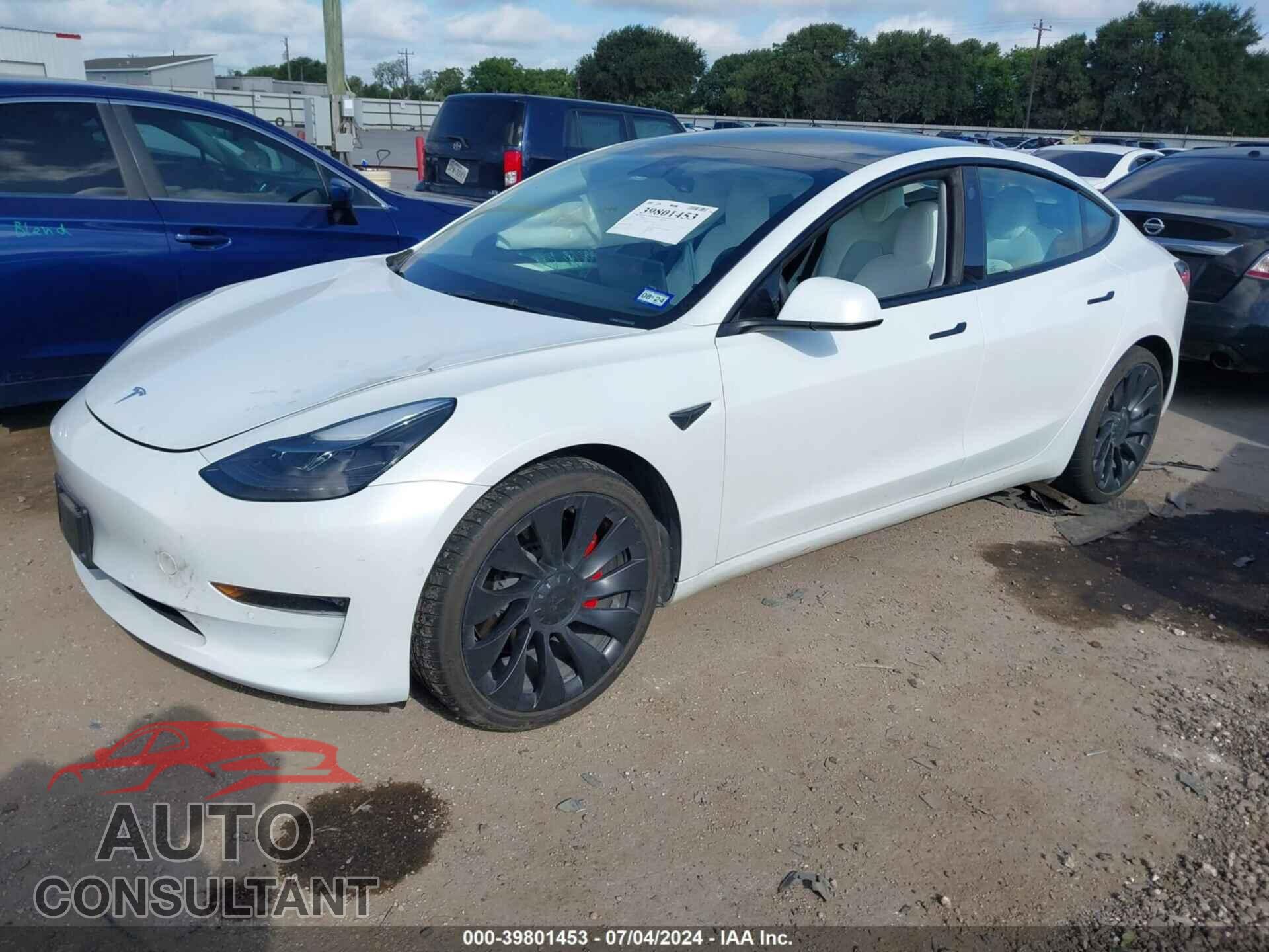 TESLA MODEL 3 2022 - 5YJ3E1EC0NF337655