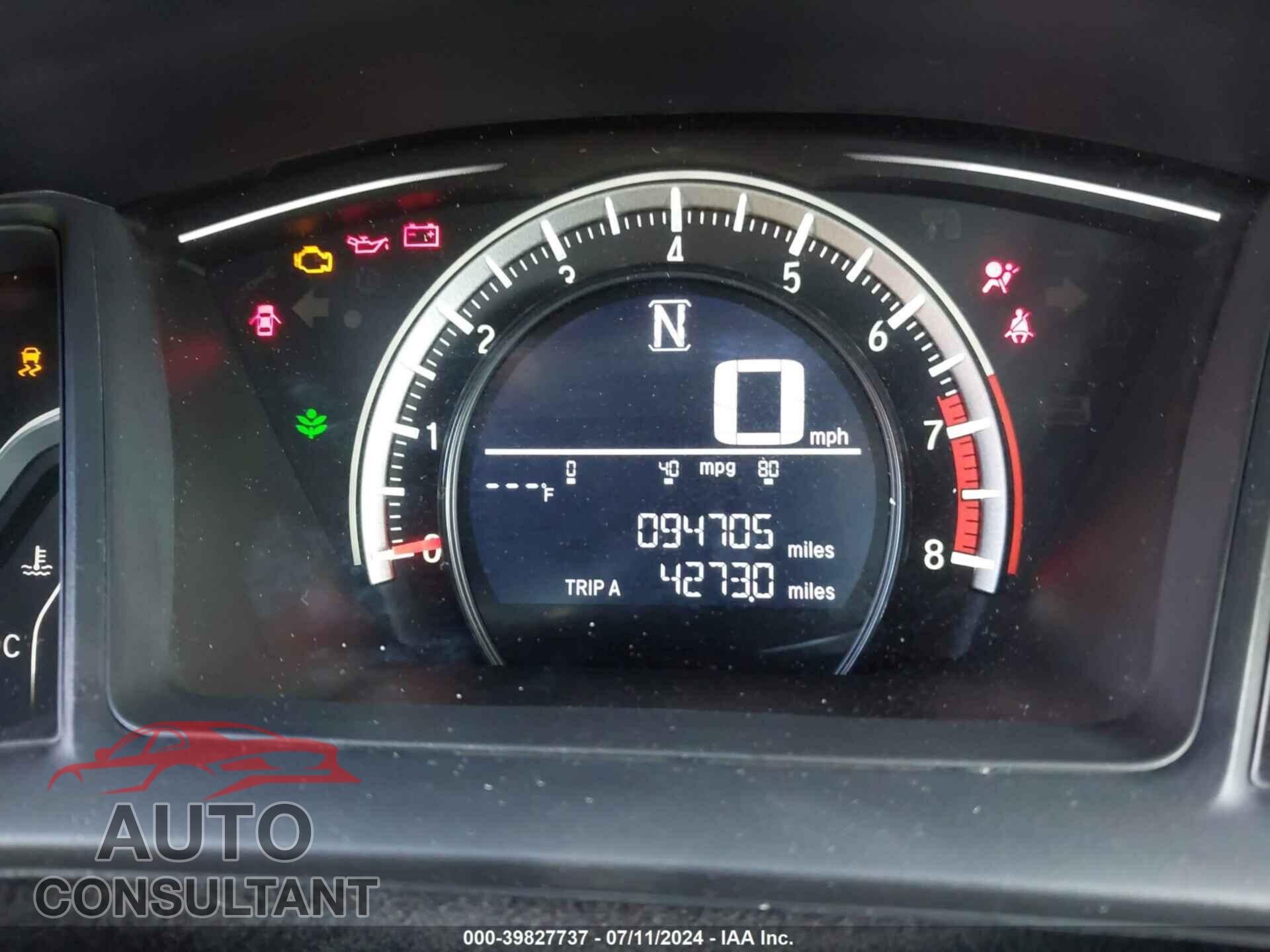 HONDA CIVIC 2016 - 19XFC2F57GE233326