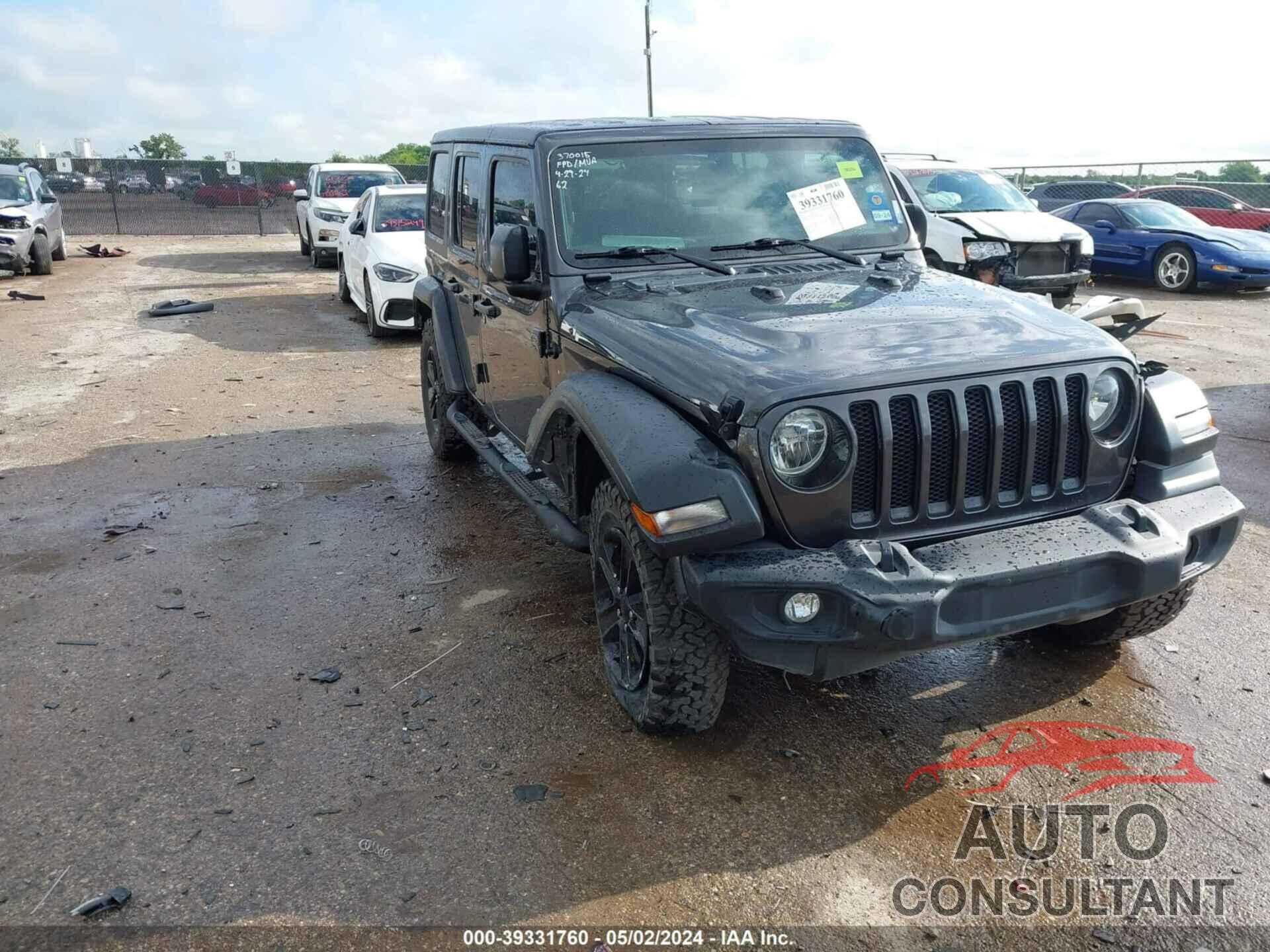 JEEP WRANGLER UNLIMITED 2022 - 1C4HJXDN7NW244151