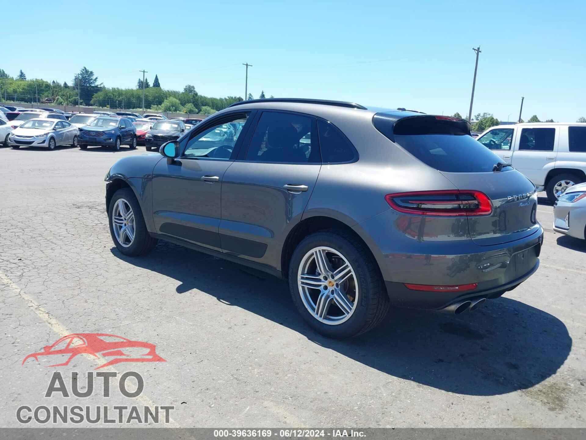 PORSCHE MACAN 2016 - WP1AB2A55GLB43909