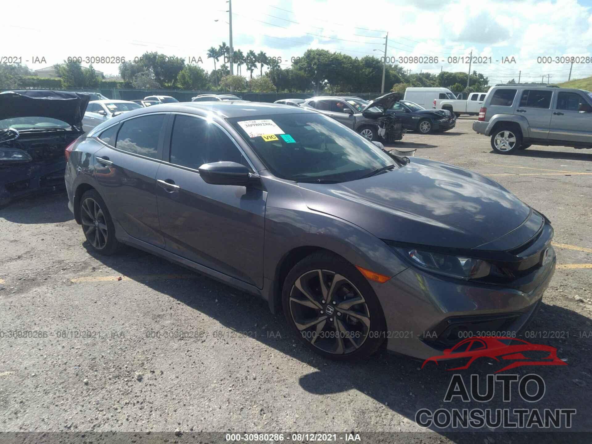 HONDA CIVIC SEDAN 2020 - 2HGFC2F82LH592853