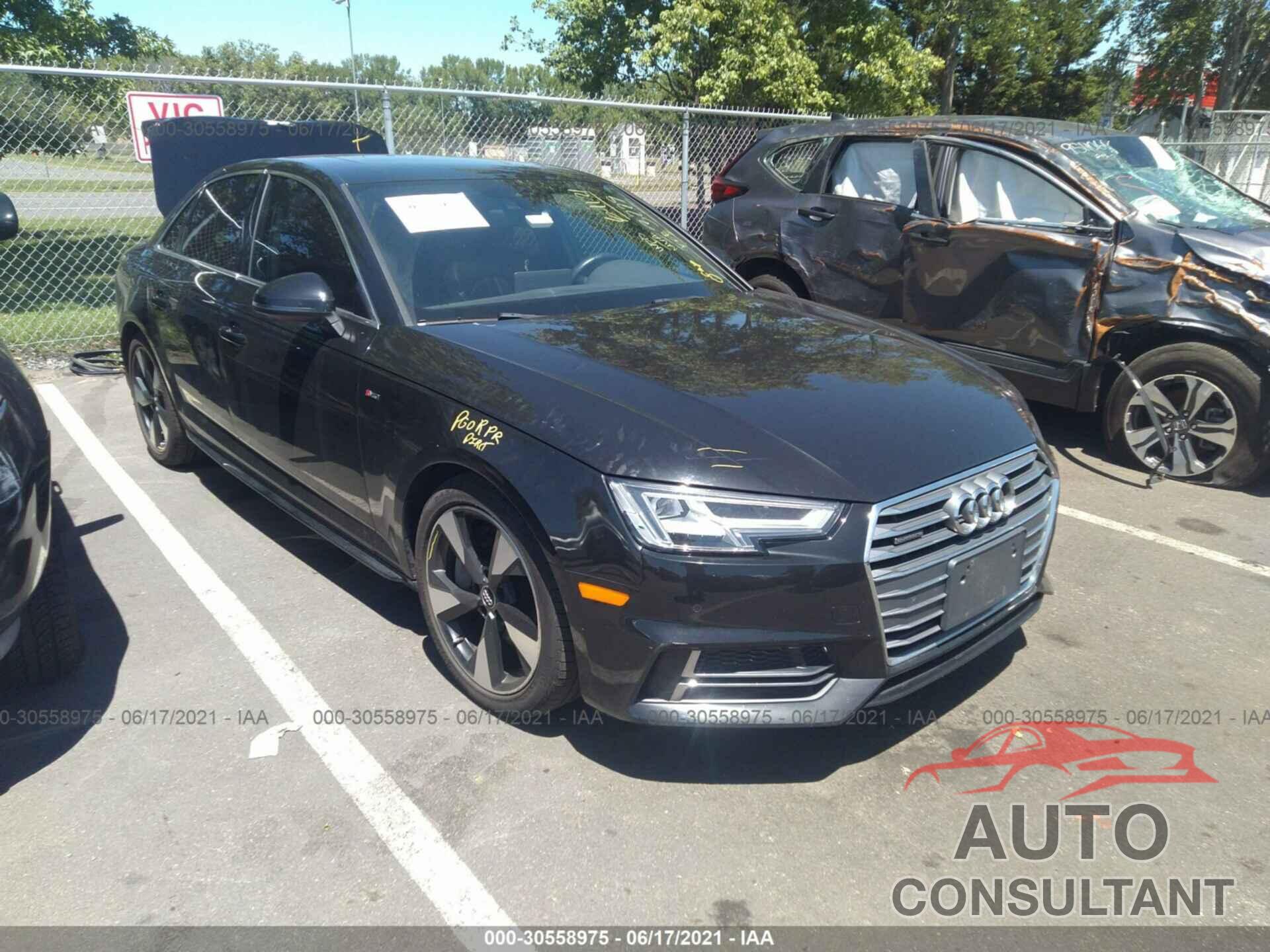 AUDI A4 2017 - WAUENAF48HN003229