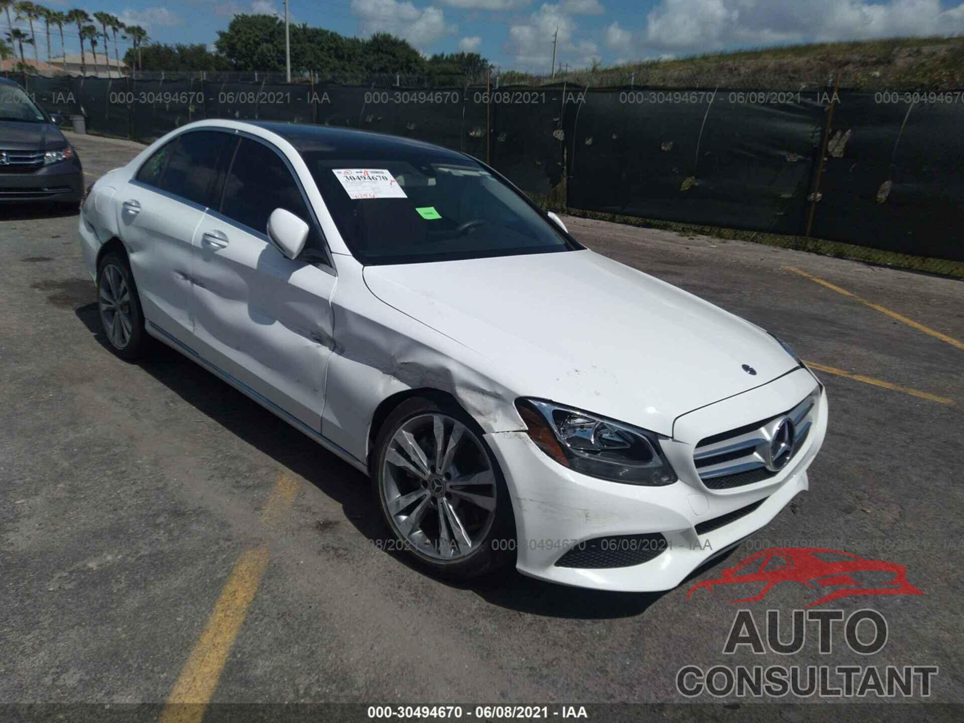 MERCEDES-BENZ C-CLASS 2018 - WDDWF4JB8JR333145
