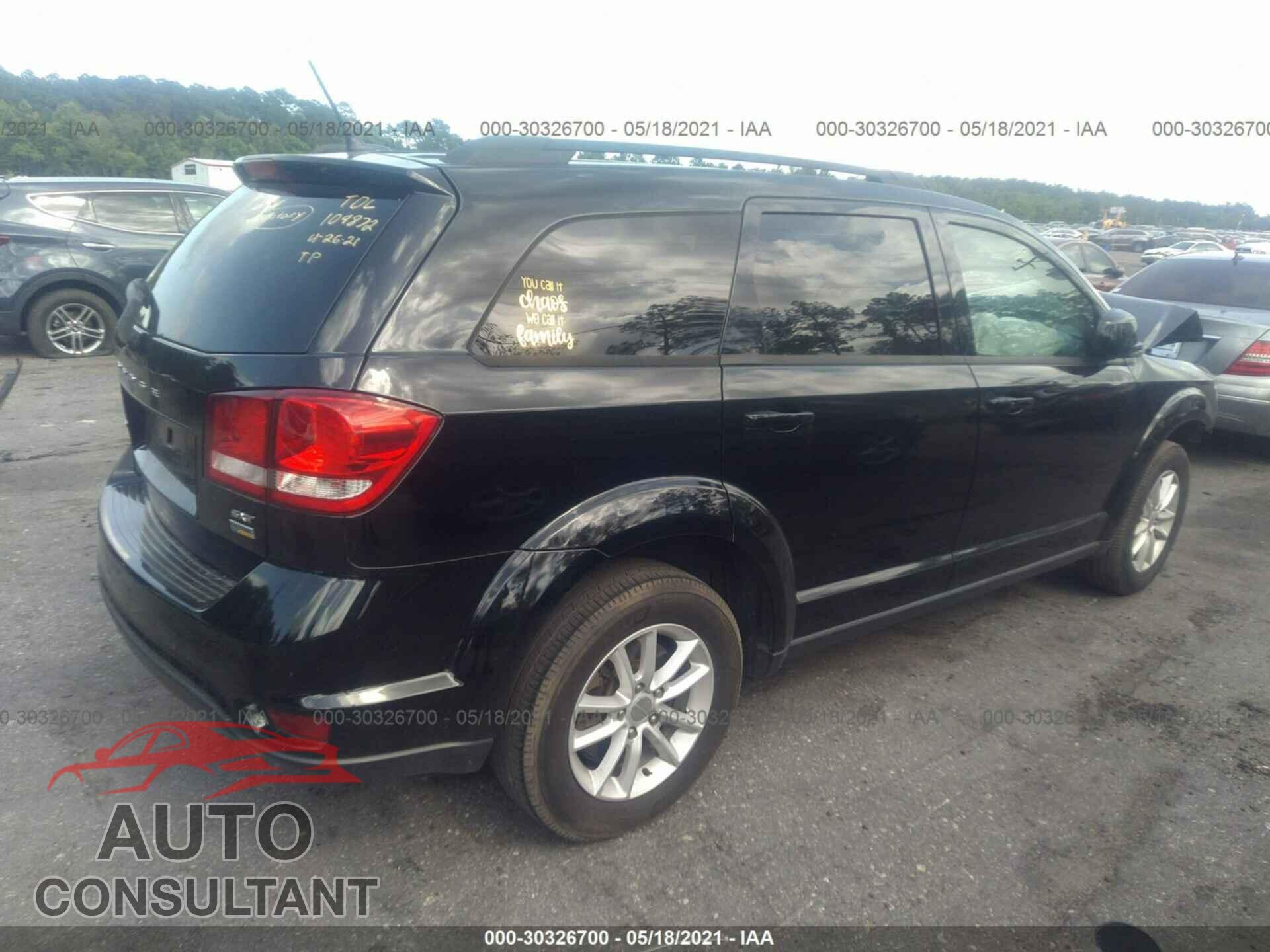 DODGE JOURNEY 2017 - 3C4PDCBG5HT533748
