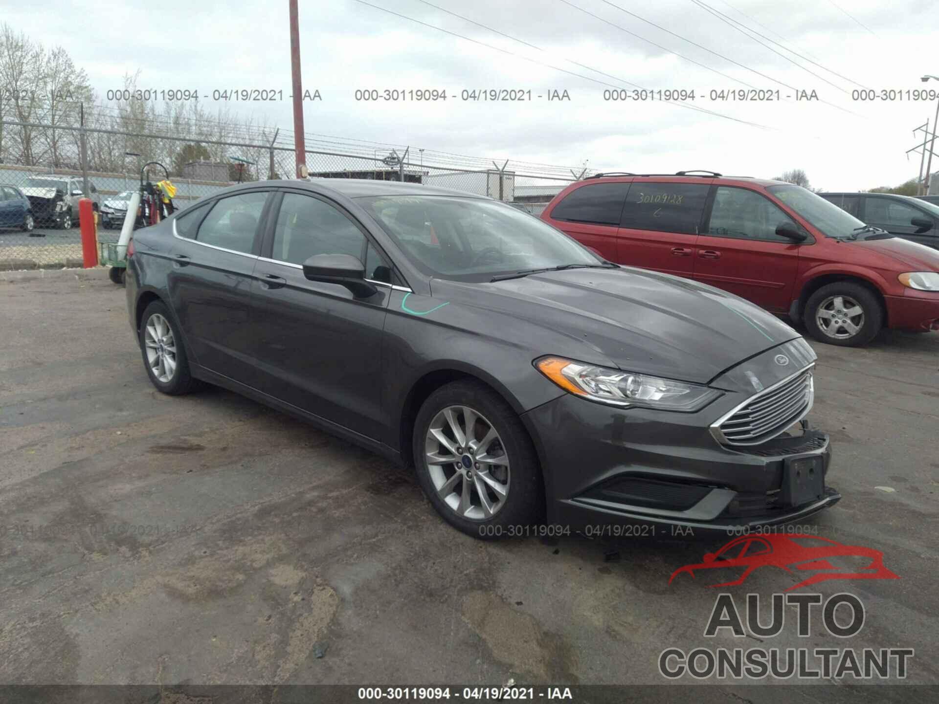 FORD FUSION 2017 - 3FA6P0H74HR157491