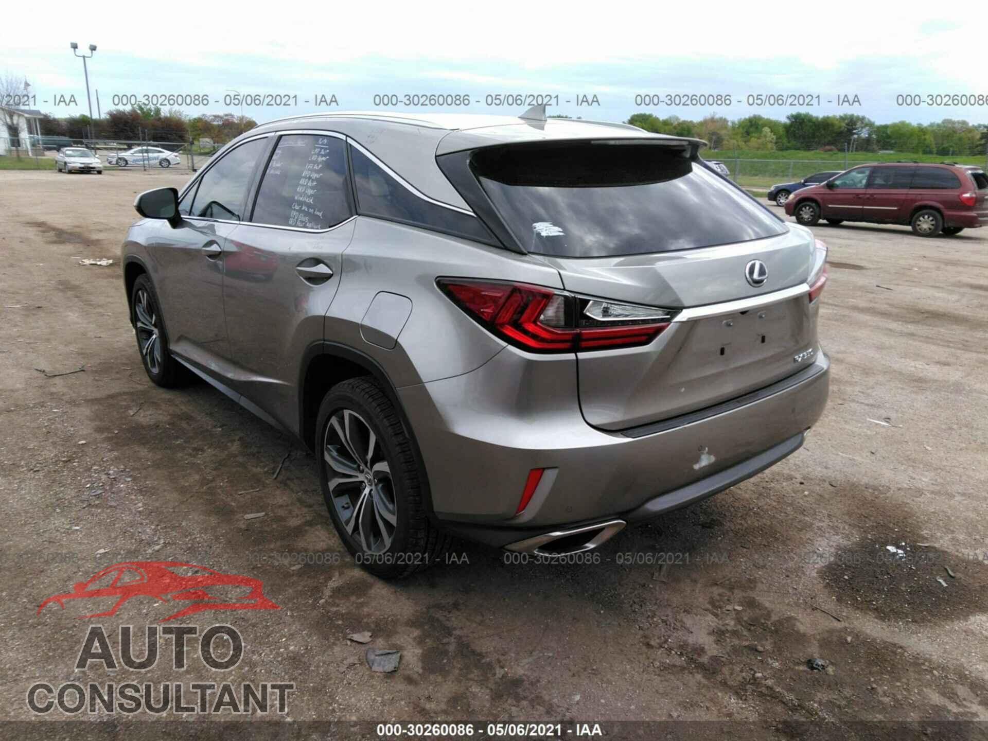 LEXUS RX 2017 - 2T2ZZMCA2HC048931