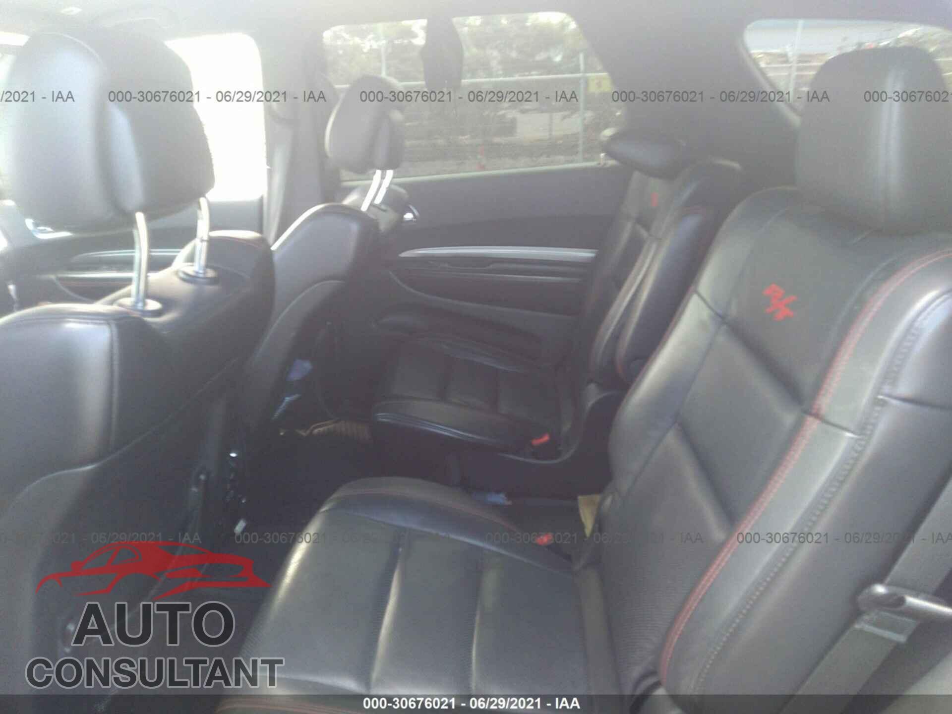 DODGE DURANGO 2017 - 1C4SDHCT0HC610721