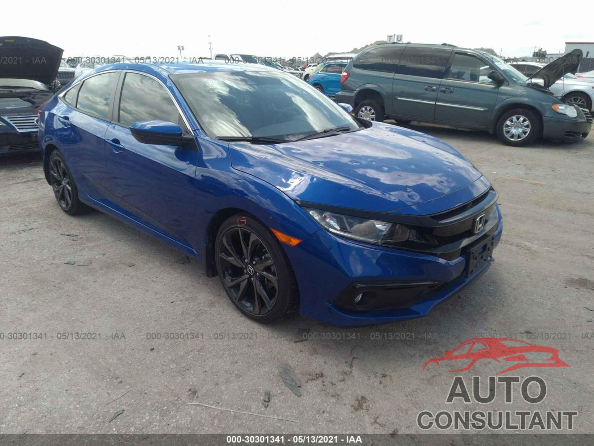 HONDA CIVIC SEDAN 2019 - 19XFC2F88KE012241