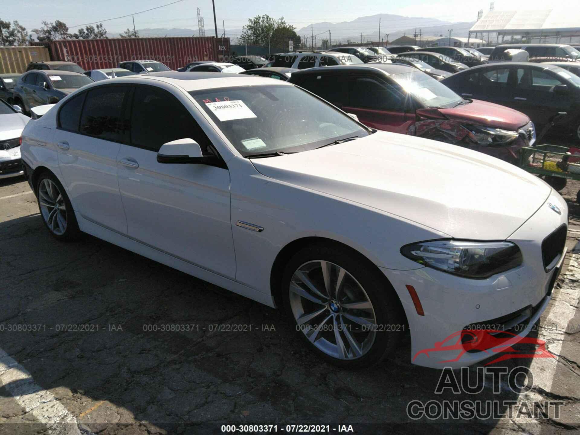 BMW 5 SERIES 2016 - WBA5A5C56GG355227