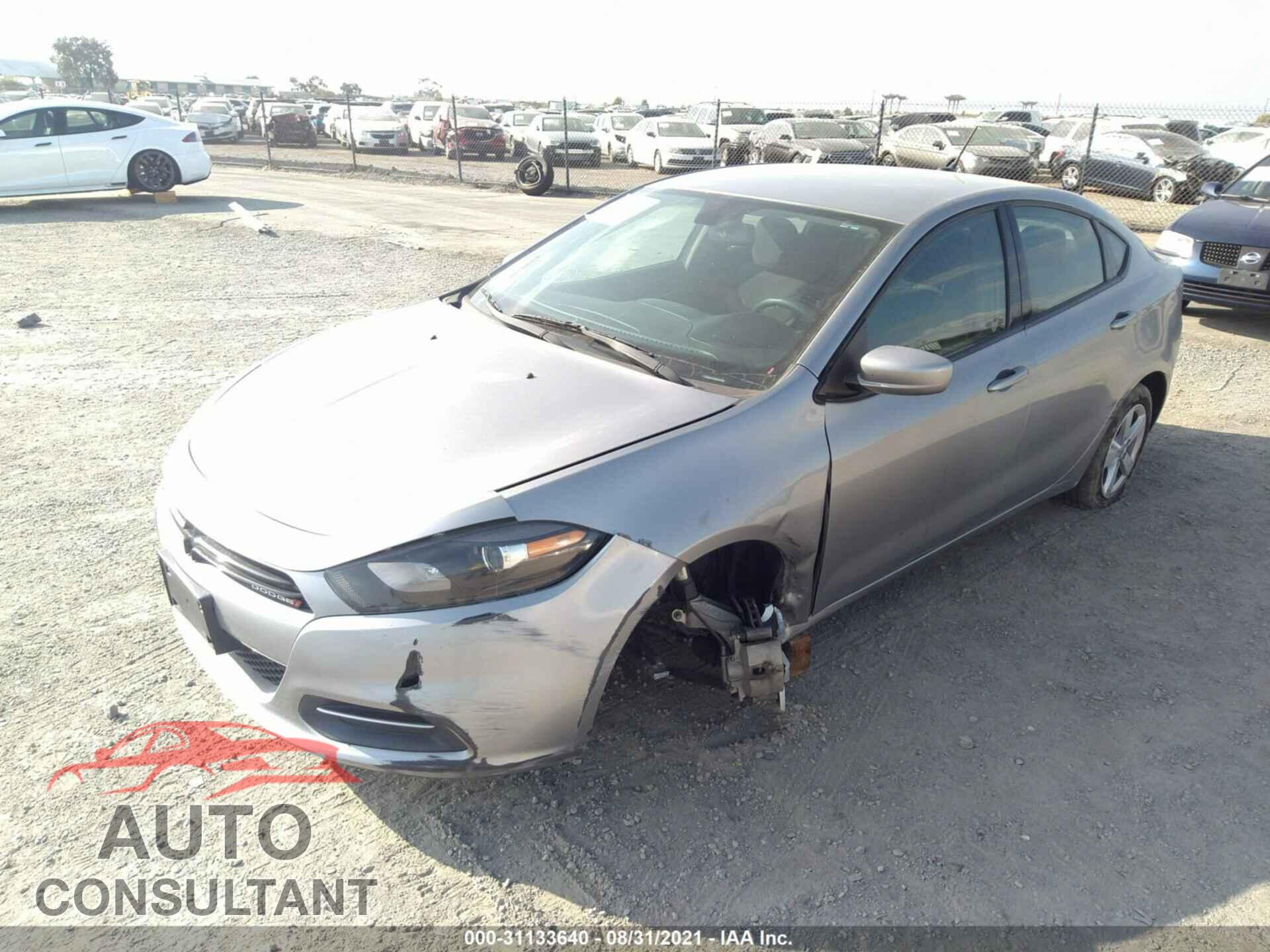DODGE DART 2016 - 1C3CDFBBXGD668074