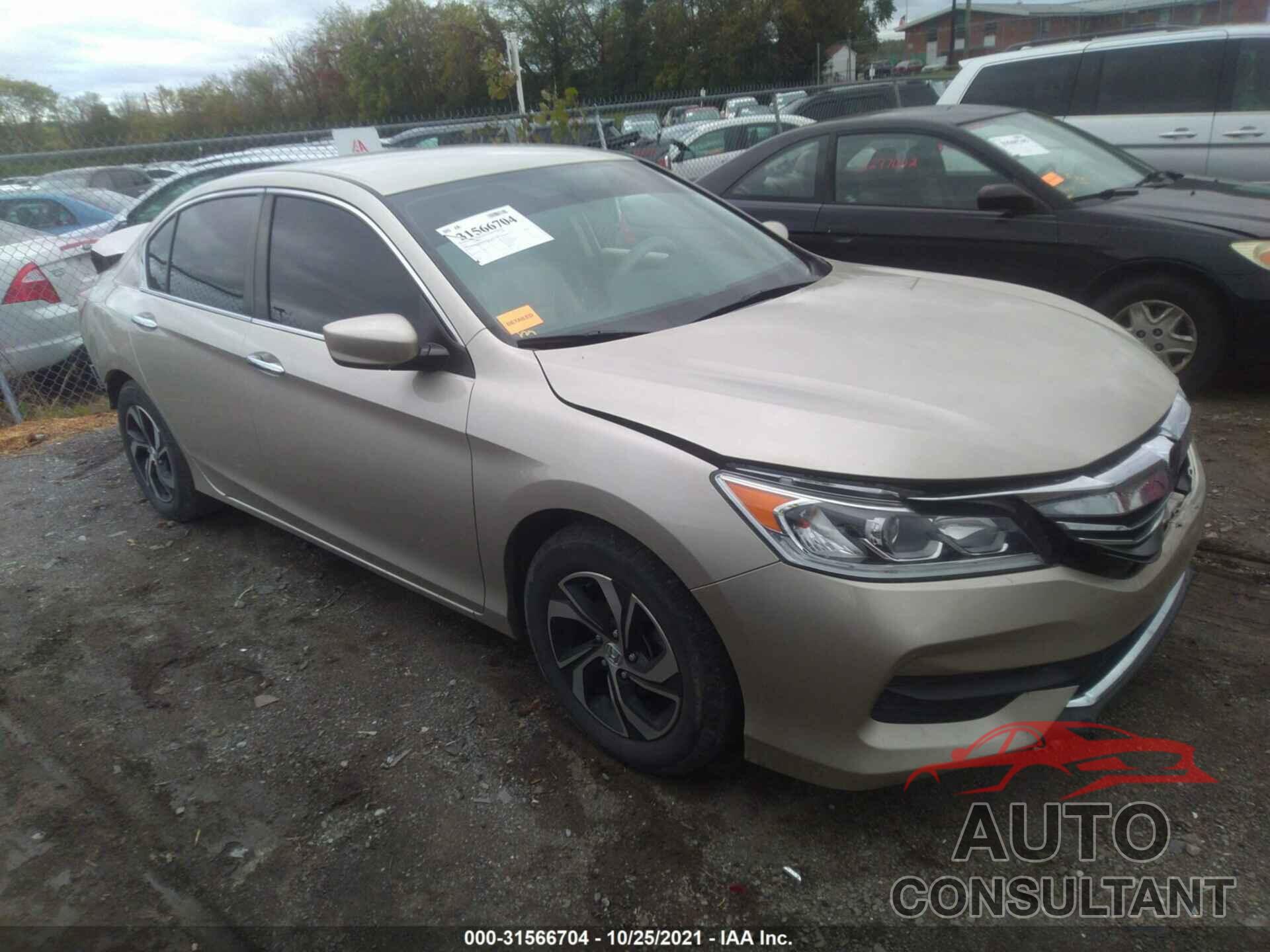 HONDA ACCORD SEDAN 2016 - 1HGCR2F33GA165286