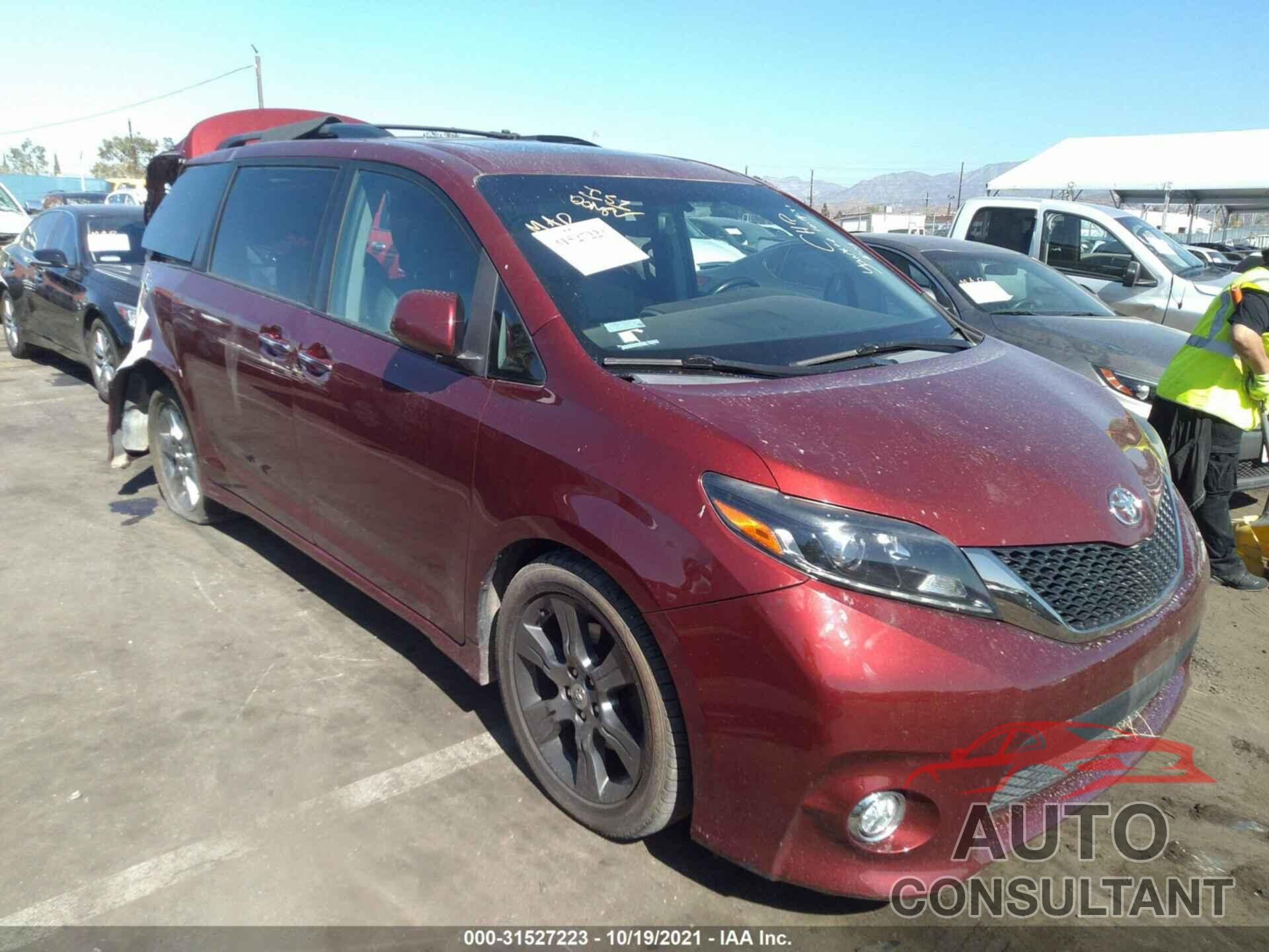 TOYOTA SIENNA 2016 - 5TDXK3DC5GS720738