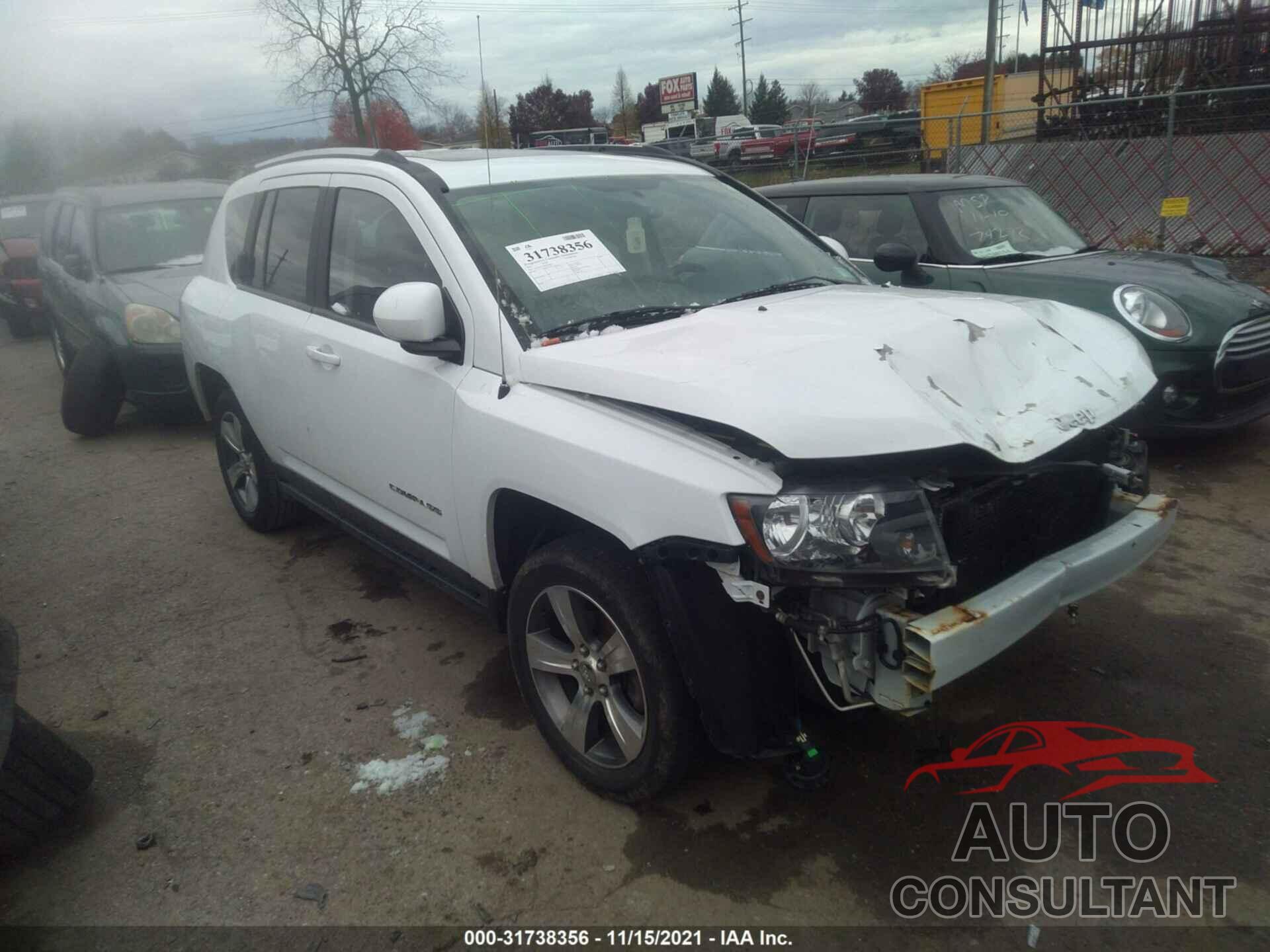 JEEP COMPASS 2017 - 1C4NJCEA2HD130405