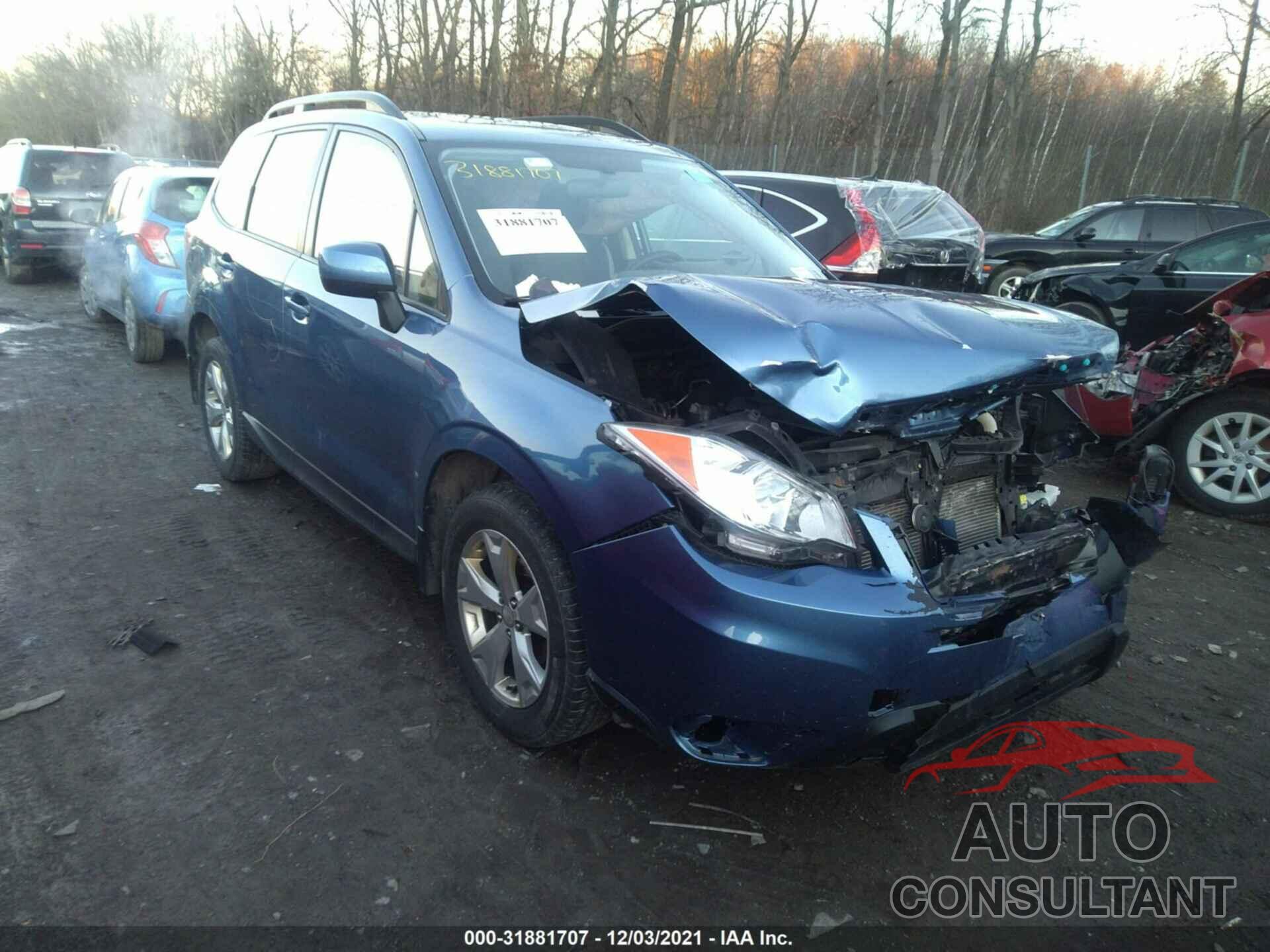 SUBARU FORESTER 2016 - JF2SJADC2GG410074