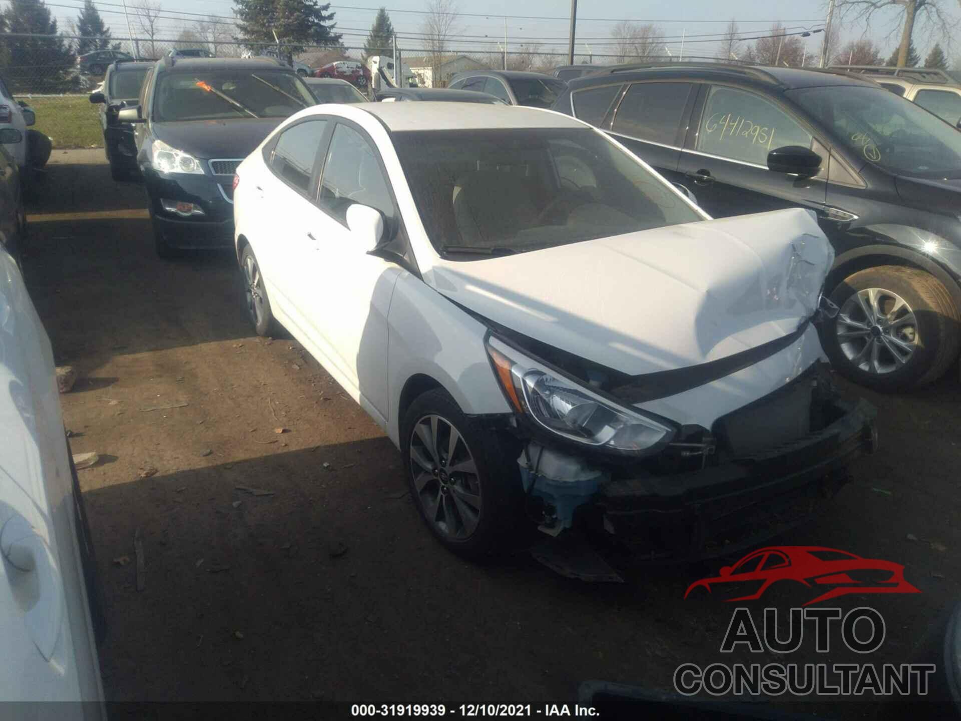 HYUNDAI ACCENT 2017 - KMHCT4AE3HU365729