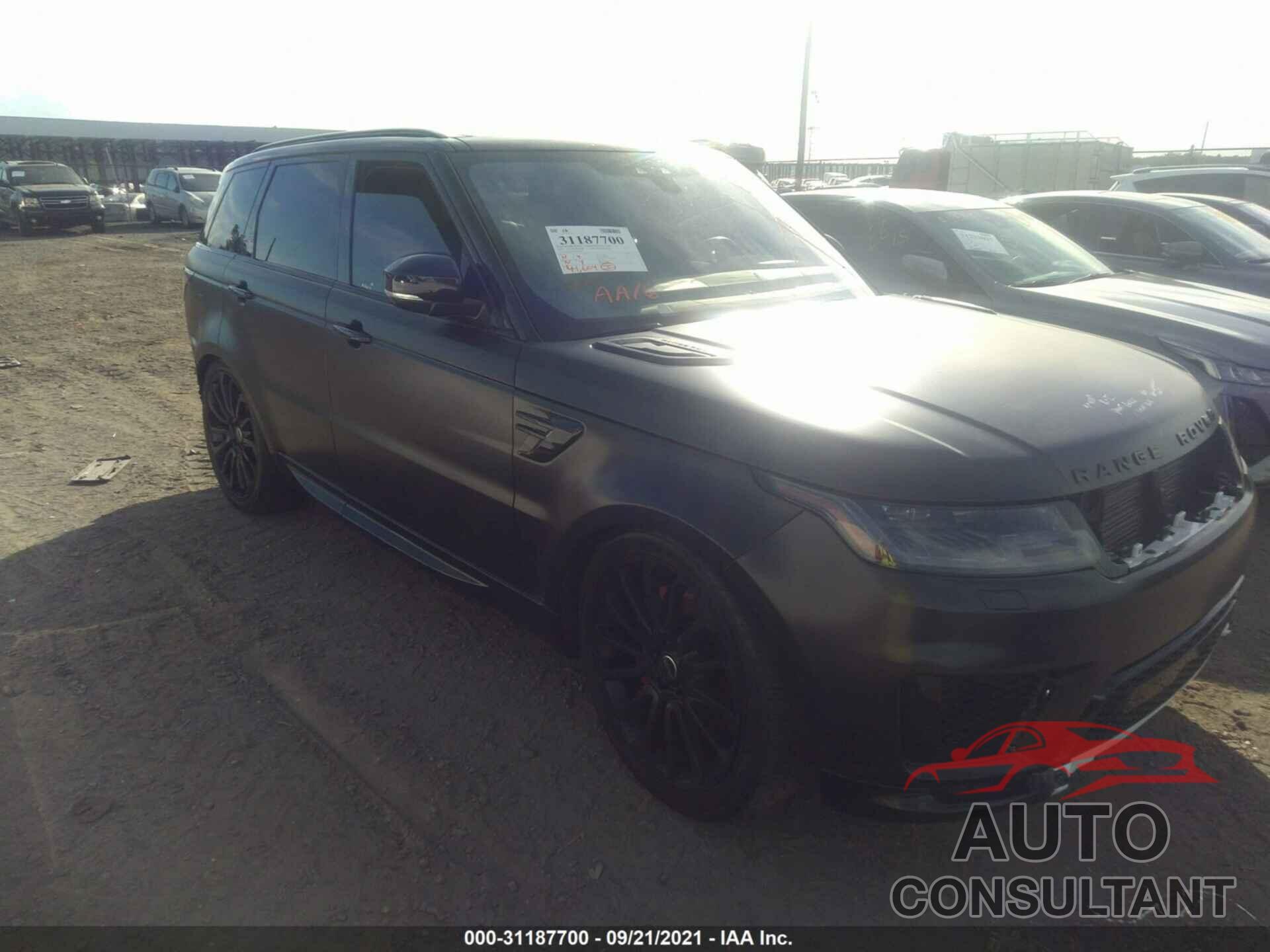 LAND ROVER RANGE ROVER SPORT 2019 - SALWR2RV9KA818021