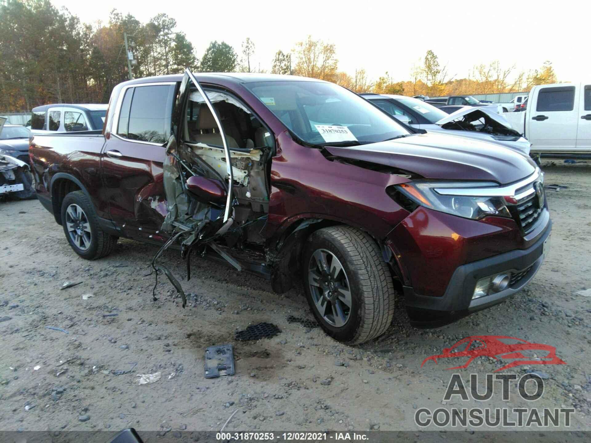 HONDA RIDGELINE 2017 - 5FPYK3F79HB030721