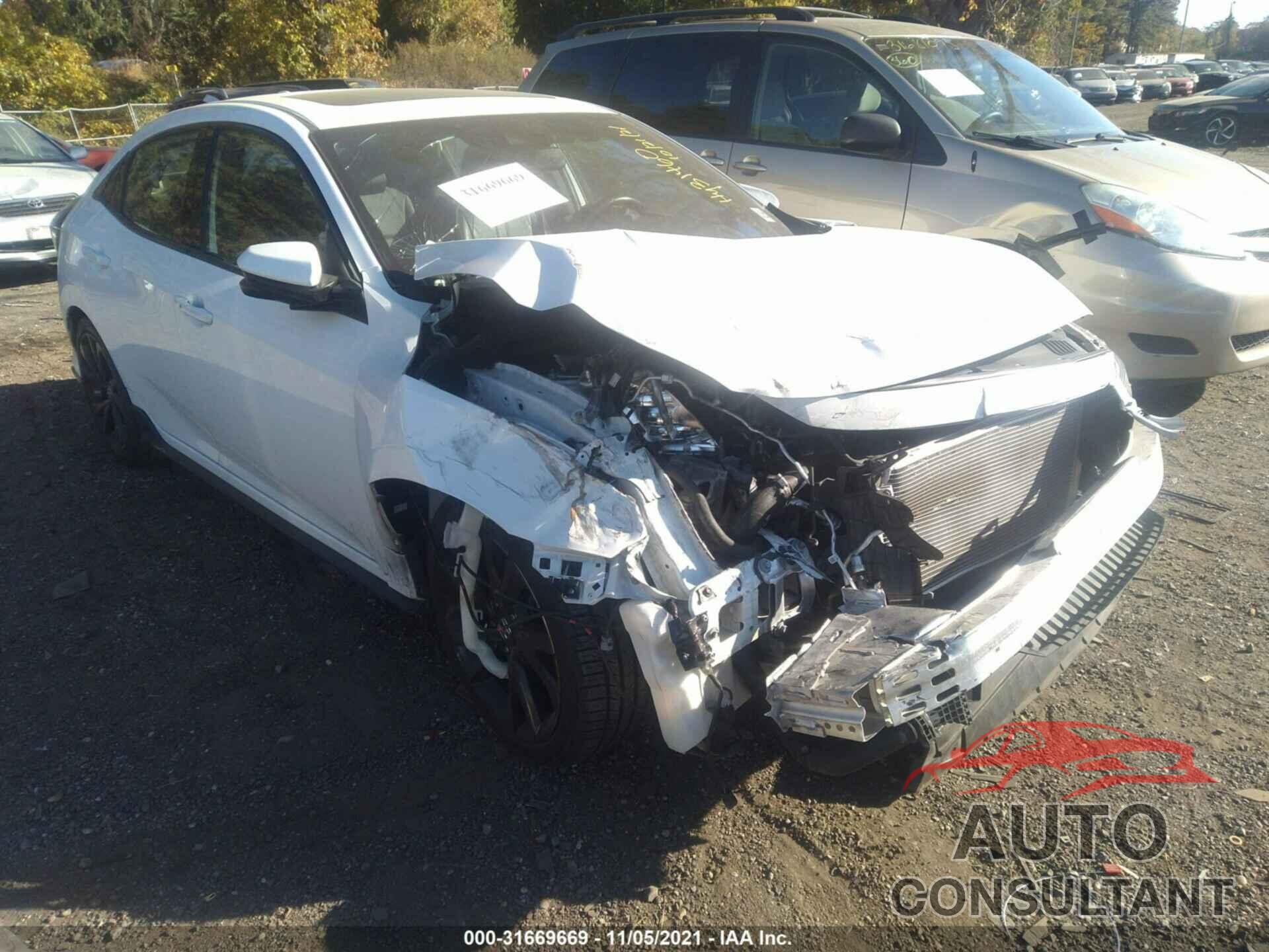 HONDA CIVIC HATCHBACK 2018 - SHHFK7H94JU202051