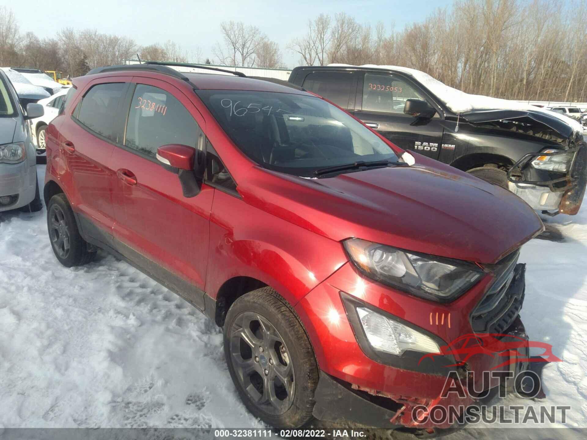 FORD ECOSPORT 2018 - MAJ6P1CL0JC196545