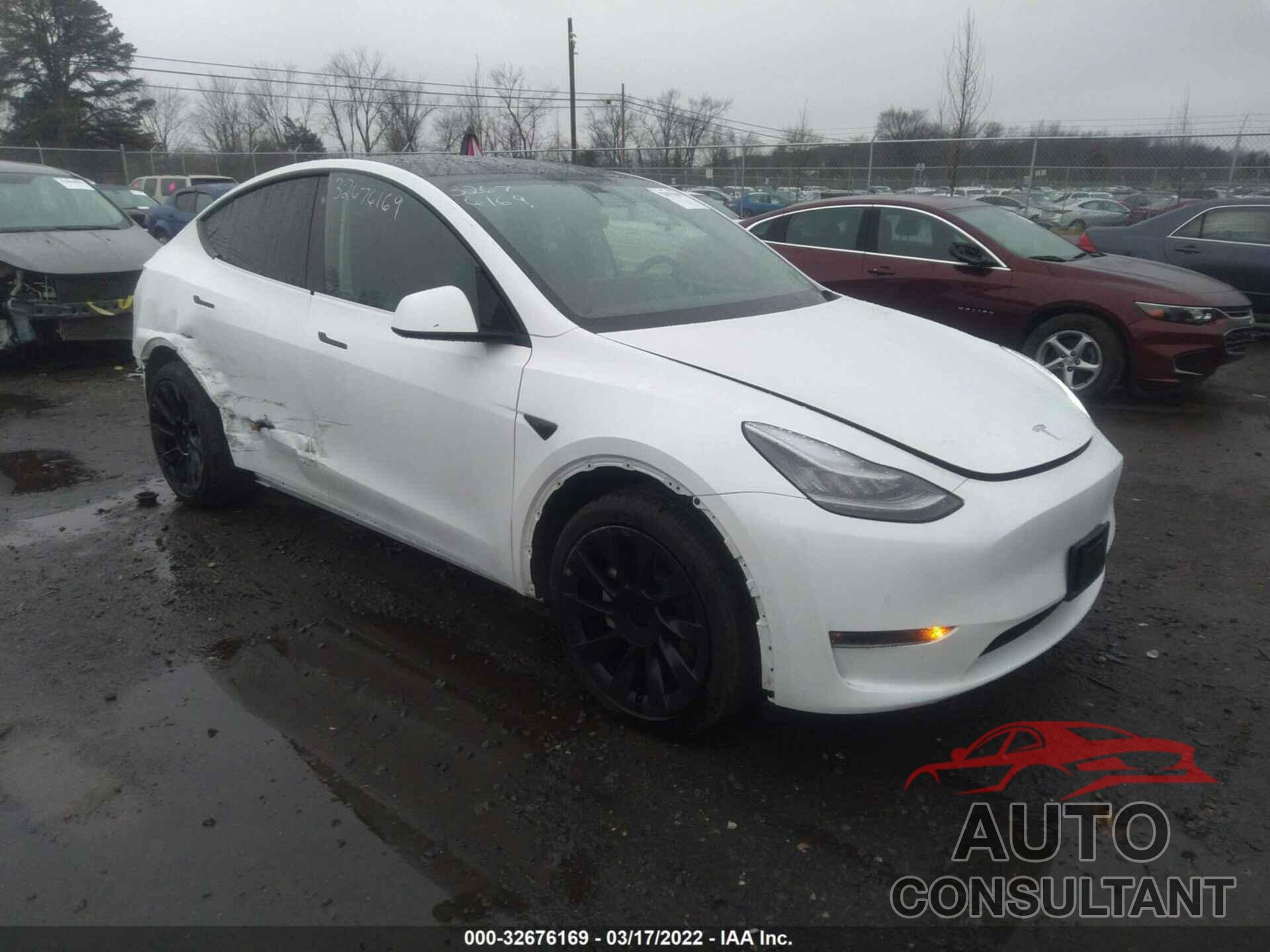 TESLA MODEL Y 2020 - 5YJYGDEE1LF045576