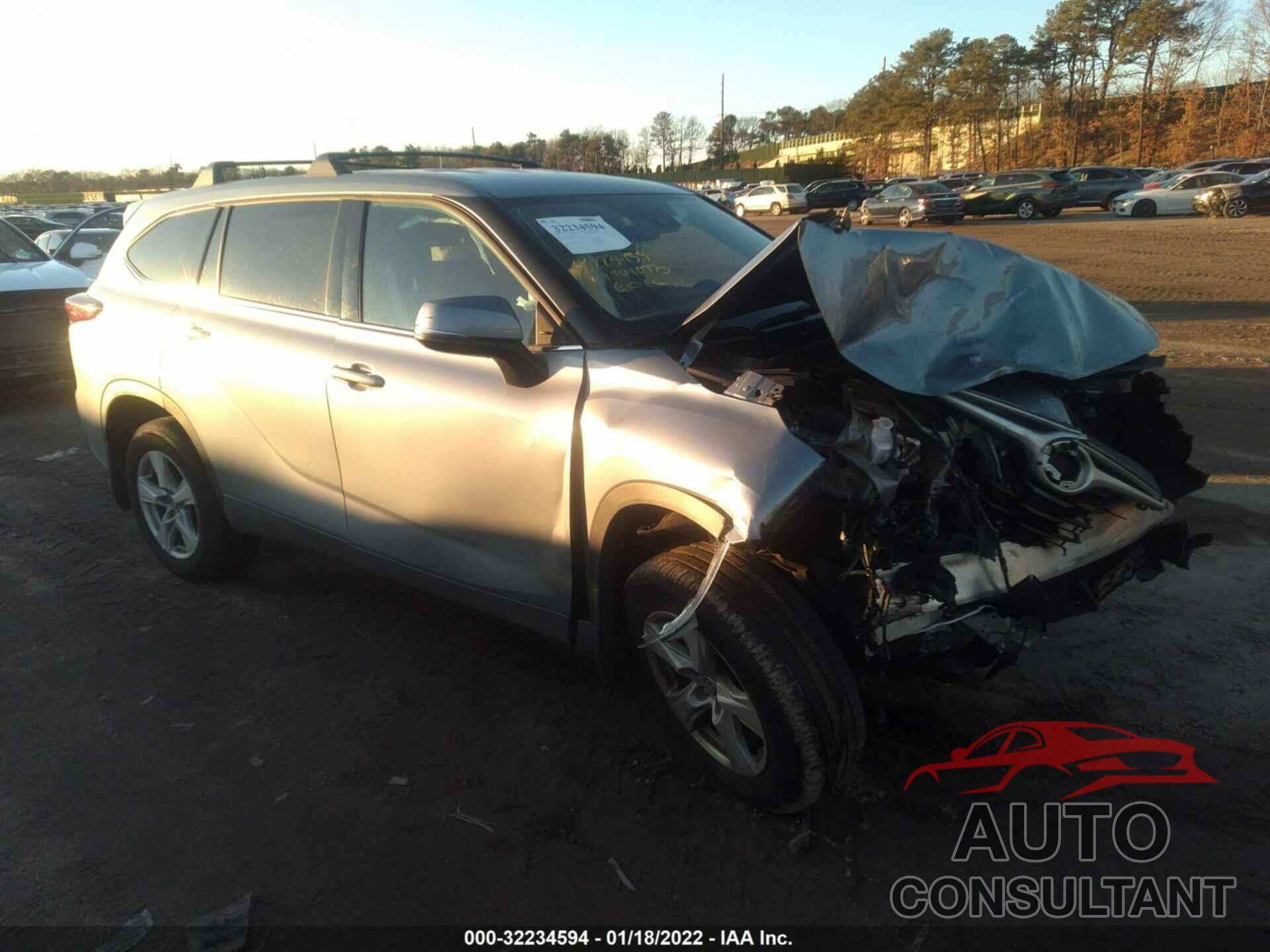 TOYOTA HIGHLANDER 2021 - 5TDBZRBH7MS095097