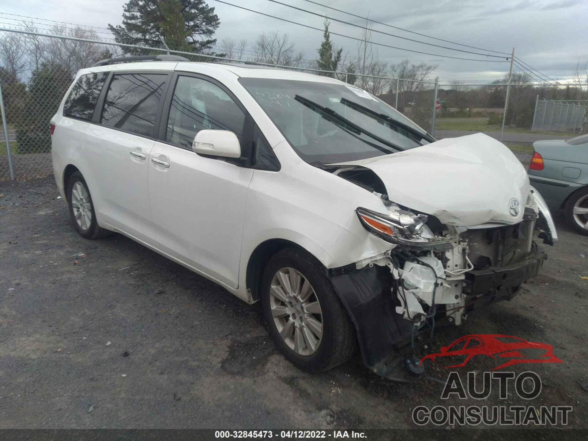 TOYOTA SIENNA 2016 - 5TDYK3DC2GS757587