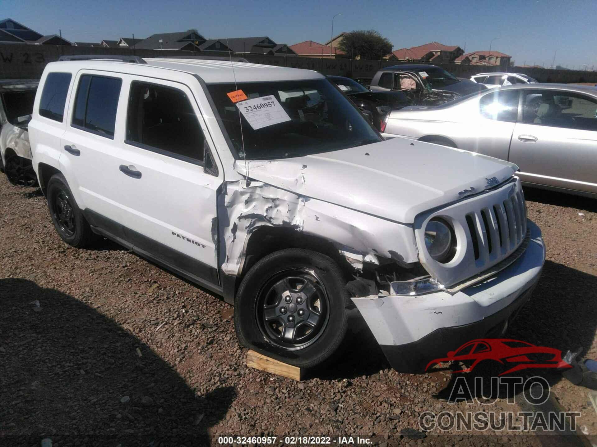 JEEP PATRIOT 2016 - 1C4NJPBA8GD562264