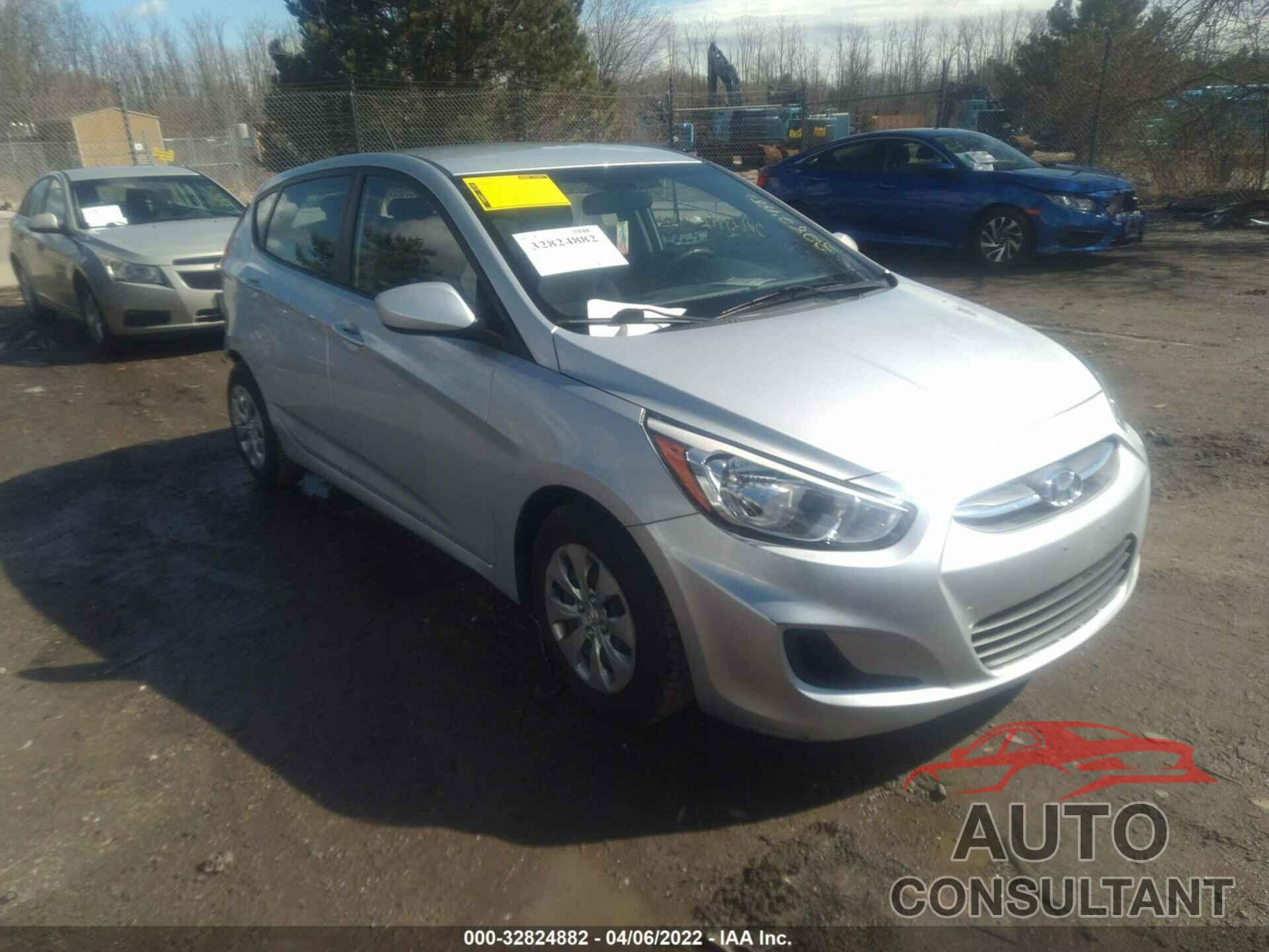 HYUNDAI ACCENT 2017 - KMHCT5AE6HU325389