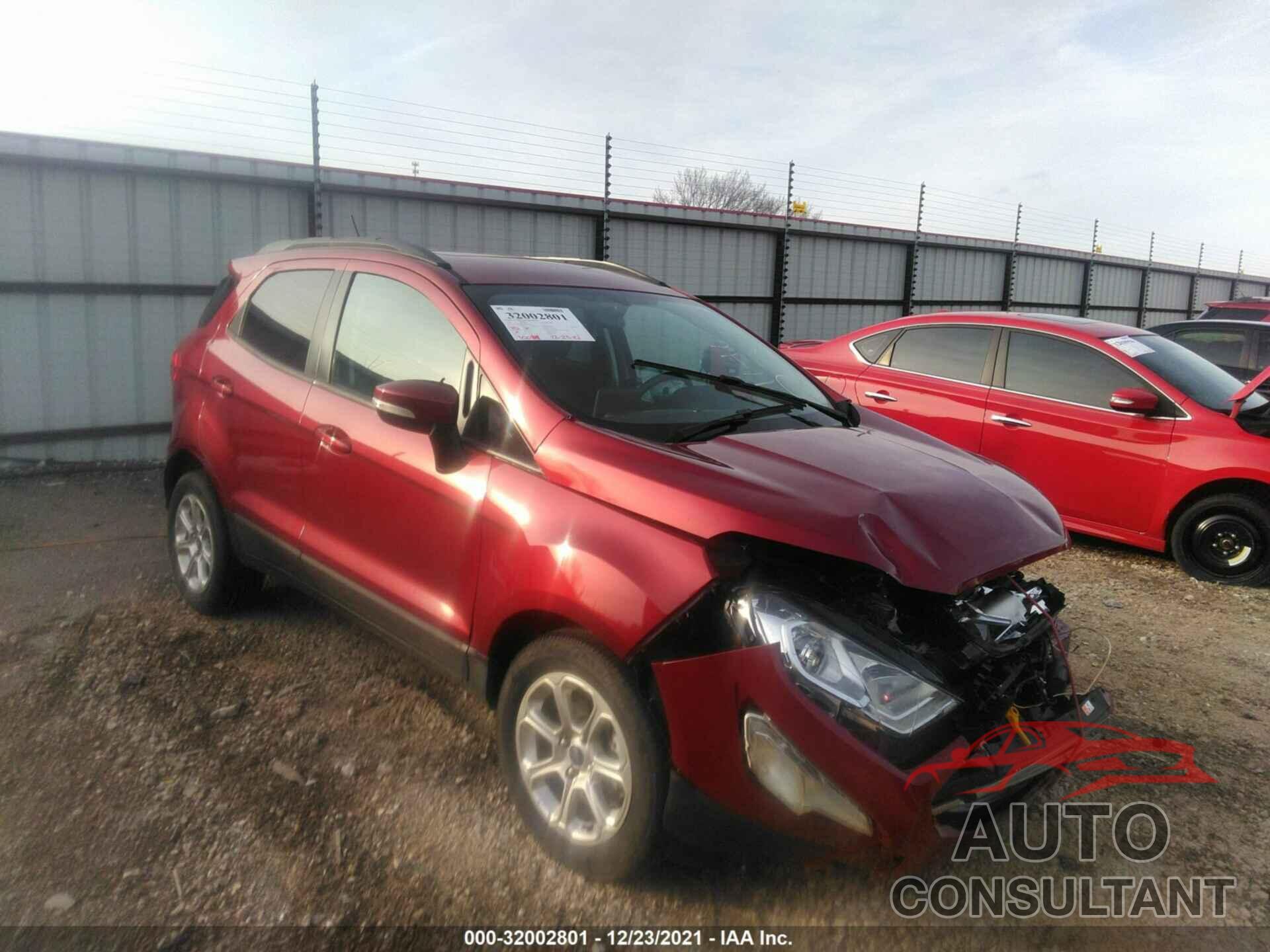 FORD ECOSPORT 2020 - MAJ3S2GE9LC312377