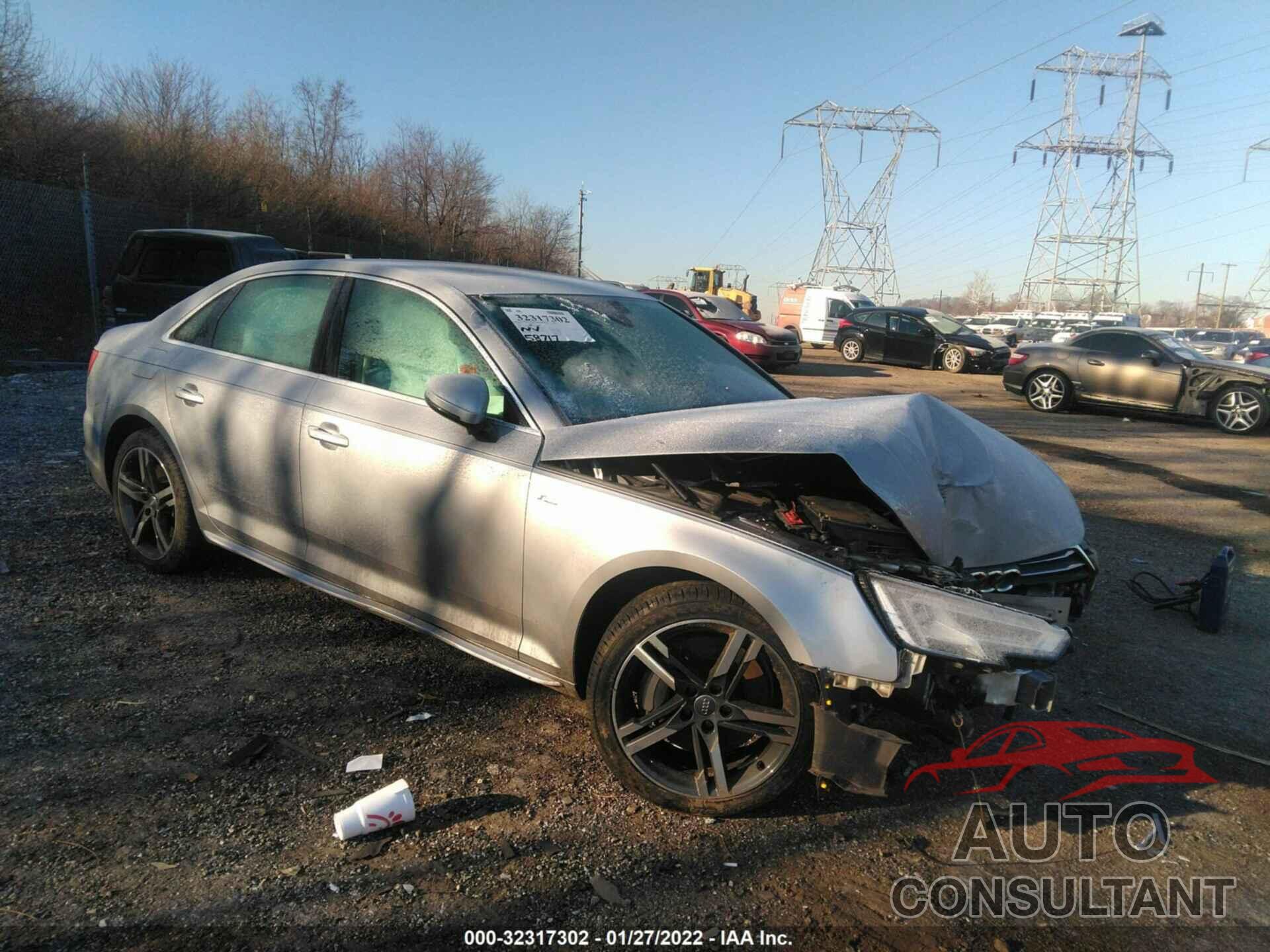 AUDI A4 2017 - WAUENAF42HN036470