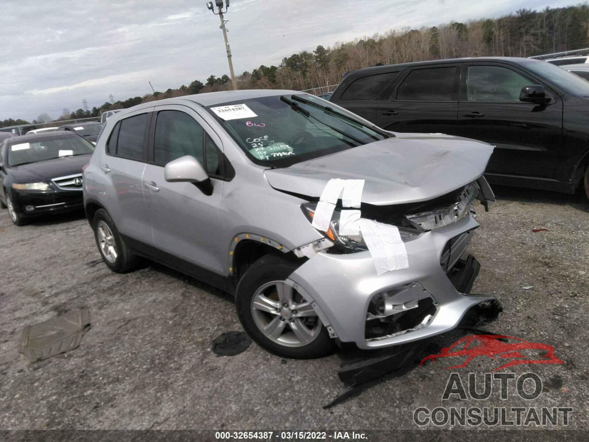 CHEVROLET TRAX 2020 - KL7CJKSB8LB037727