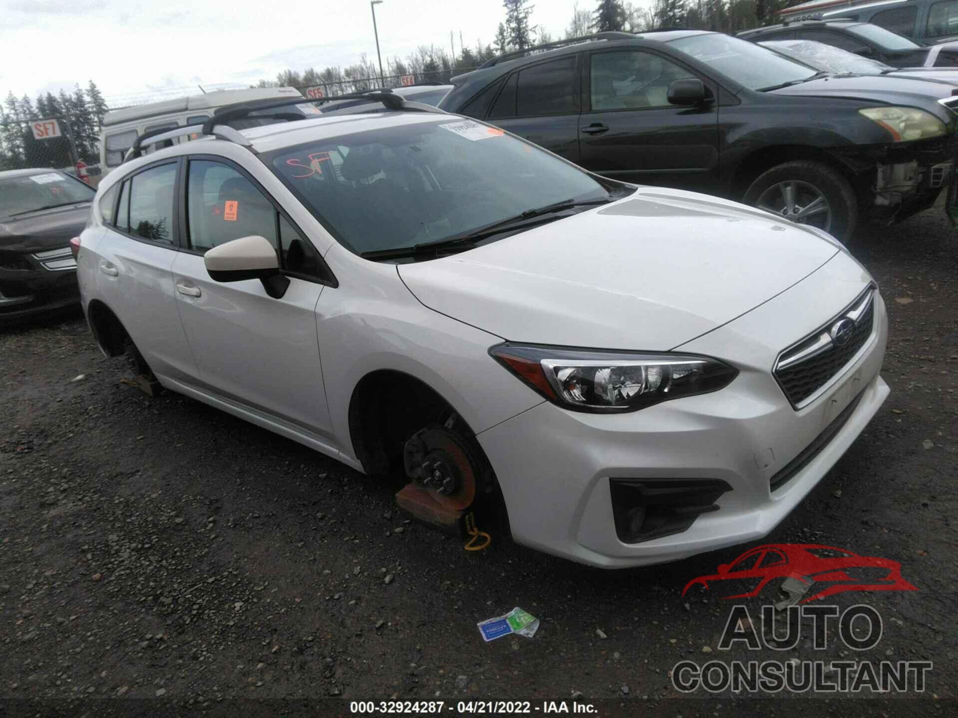 SUBARU IMPREZA 2018 - 4S3GTAD65J3727452