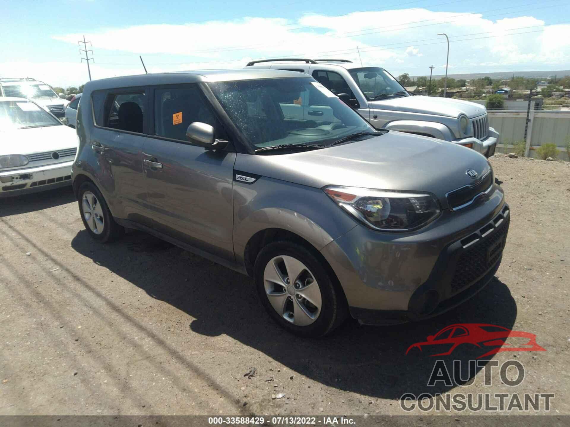 KIA SOUL 2016 - KNDJN2A25G7290559