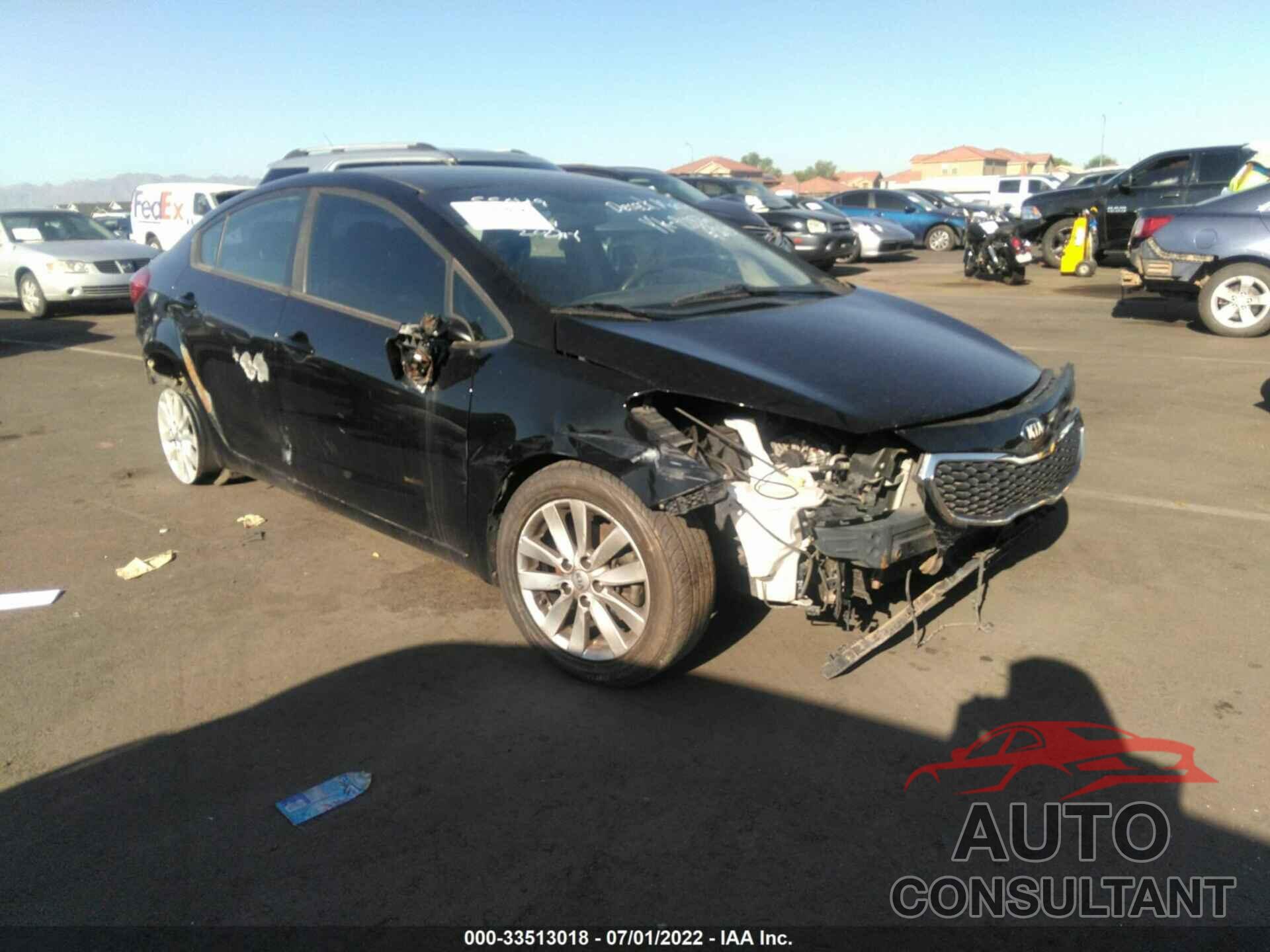 KIA FORTE 2016 - KNAFX4A64G5604225