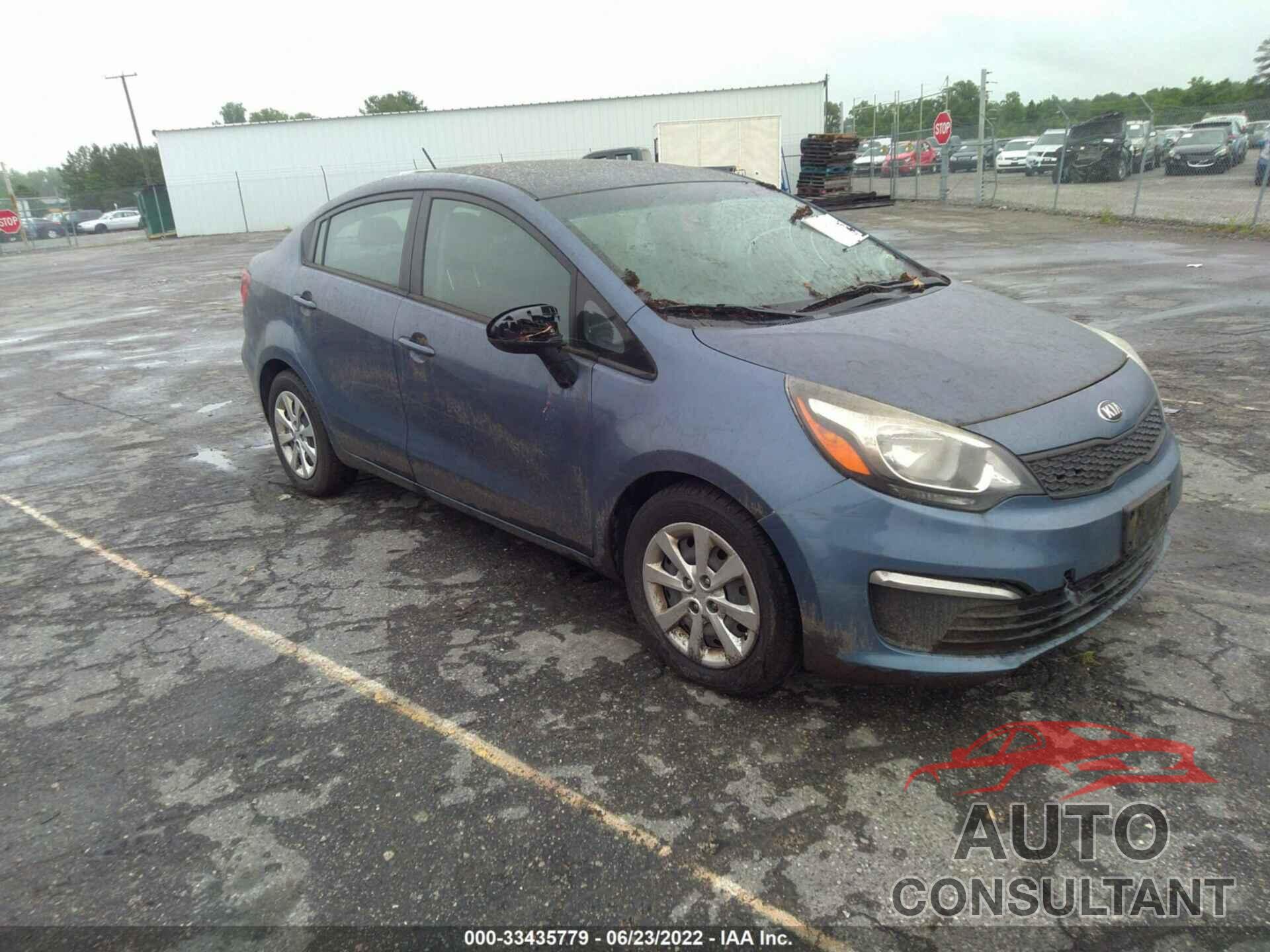 KIA RIO 2016 - KNADM4A30G6532973
