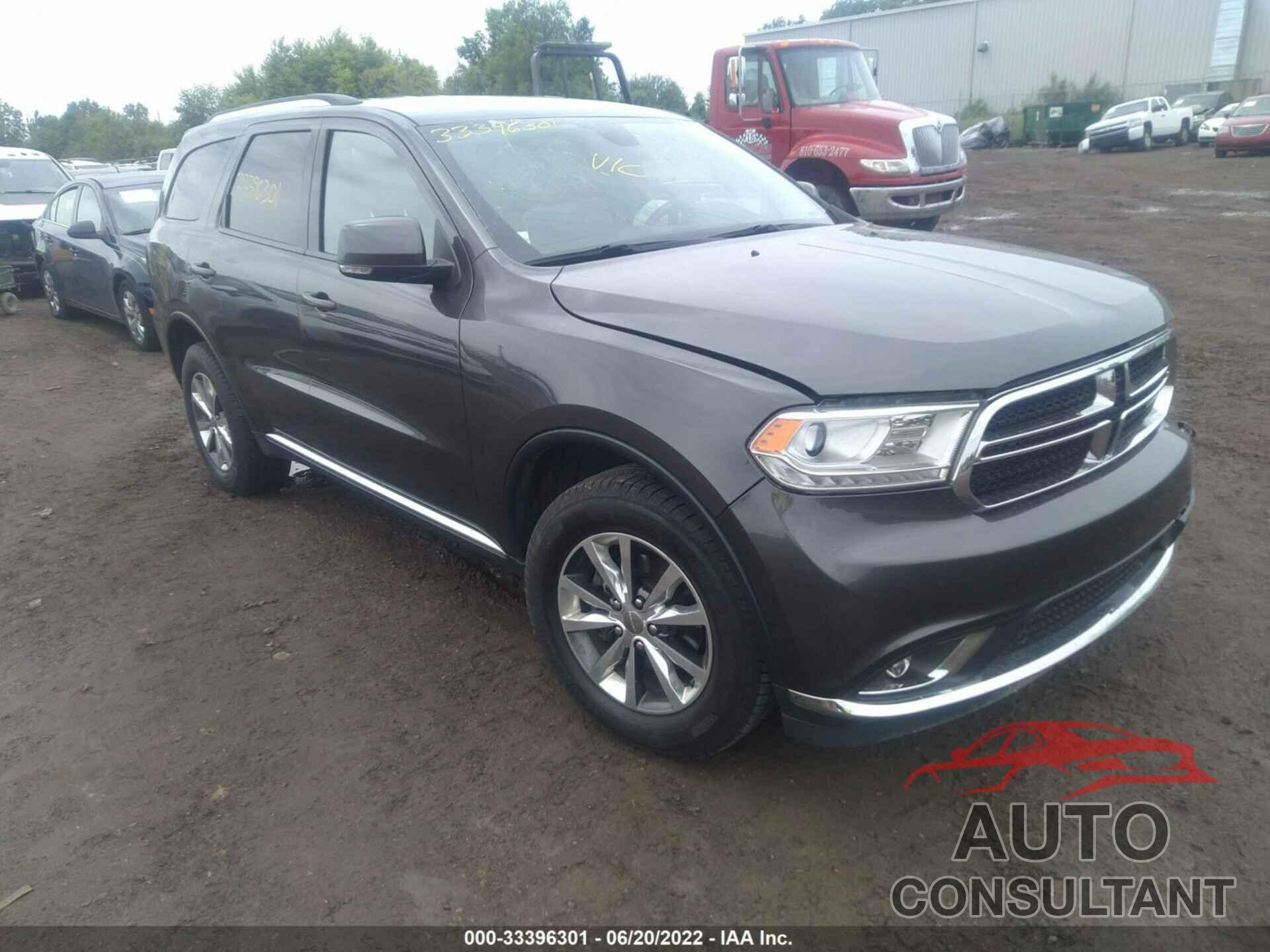 DODGE DURANGO 2016 - 1C4RDJDGXGC383446