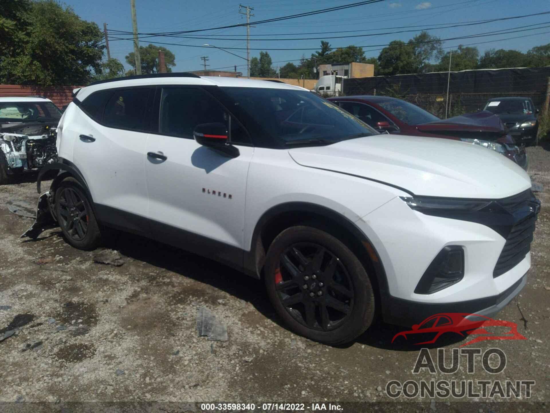 CHEVROLET BLAZER 2021 - 3GNKBCRS1MS545848